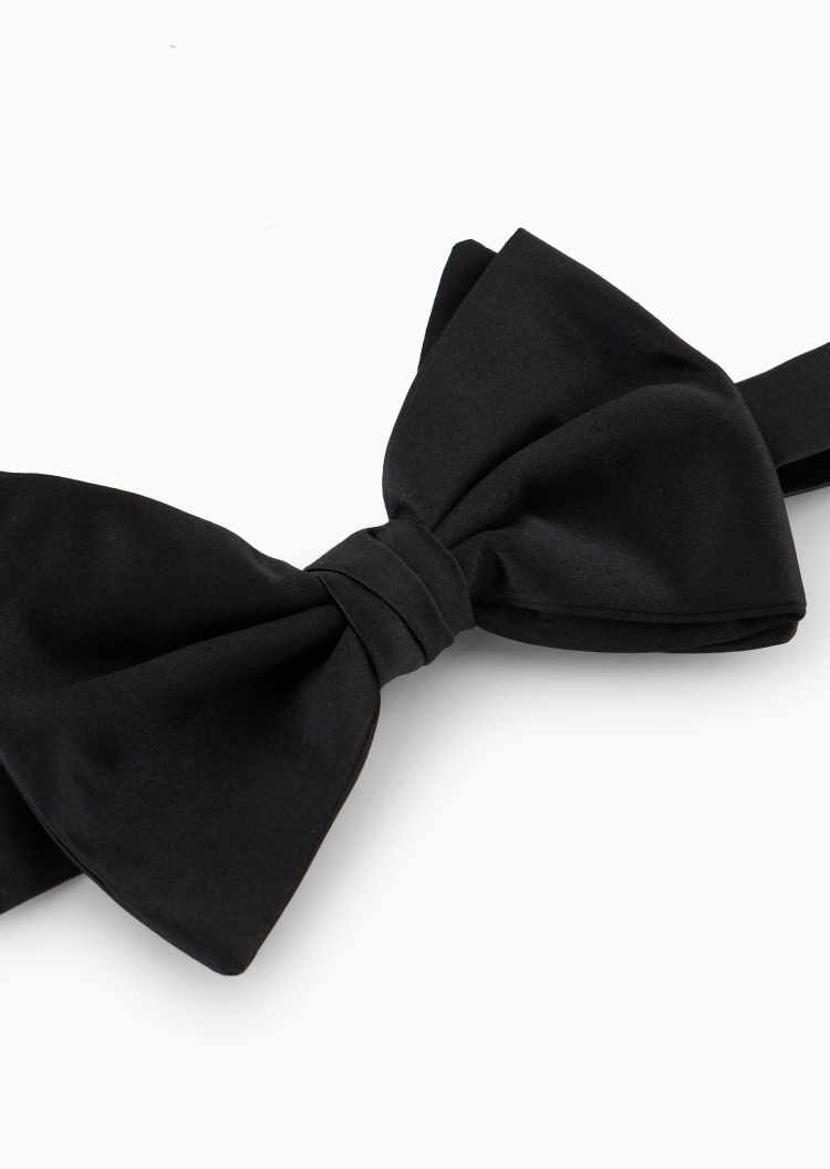 Giorgio Armani 男士桑蚕丝蝴蝶结正装可调节领结礼物