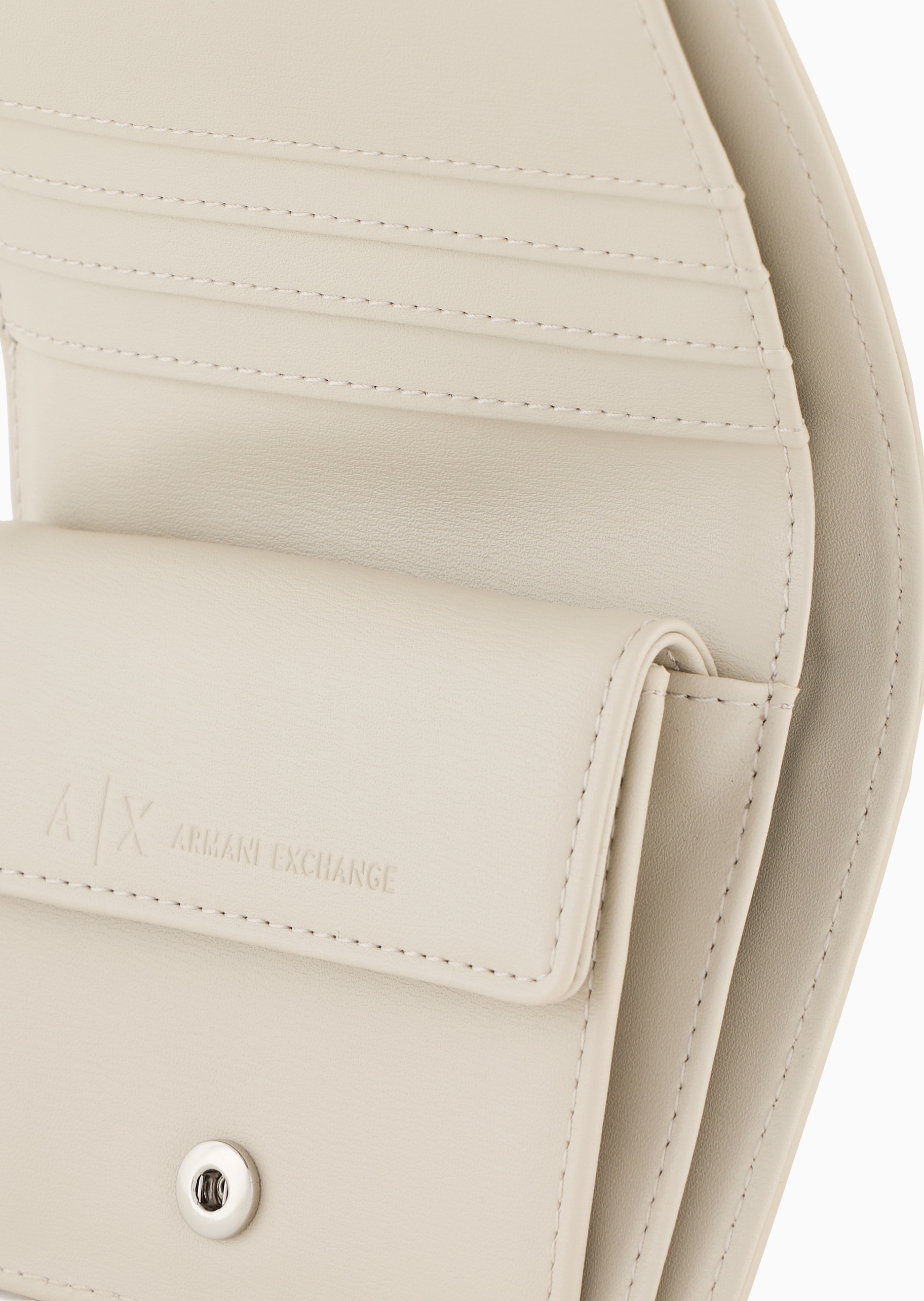 ARMANI EXCHANGE 女士按扣对折短款翻盖内袋手拿钱包