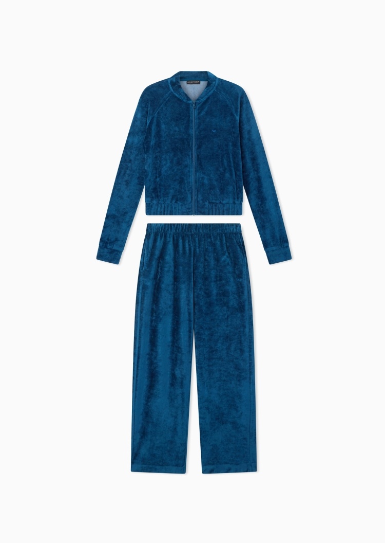 Emporio Armani 女士长袖长裤时尚轻运动可外穿家居睡衣套装