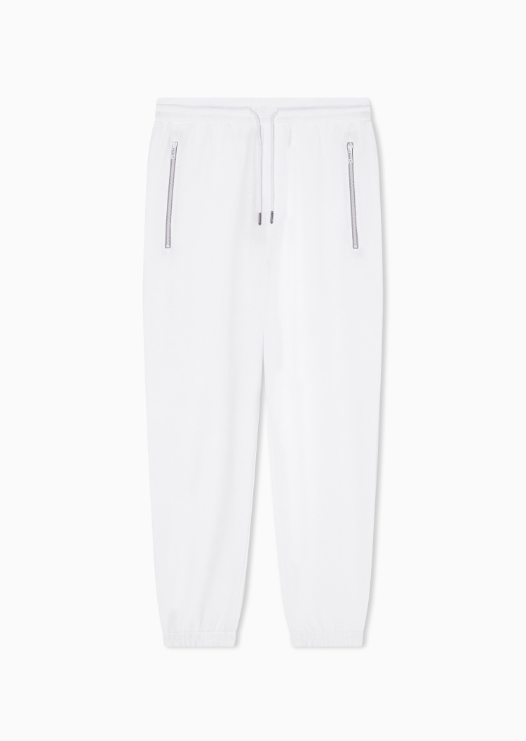 ARMANI EXCHANGE 男士重磅宽松长款锥形束脚纯色卫裤