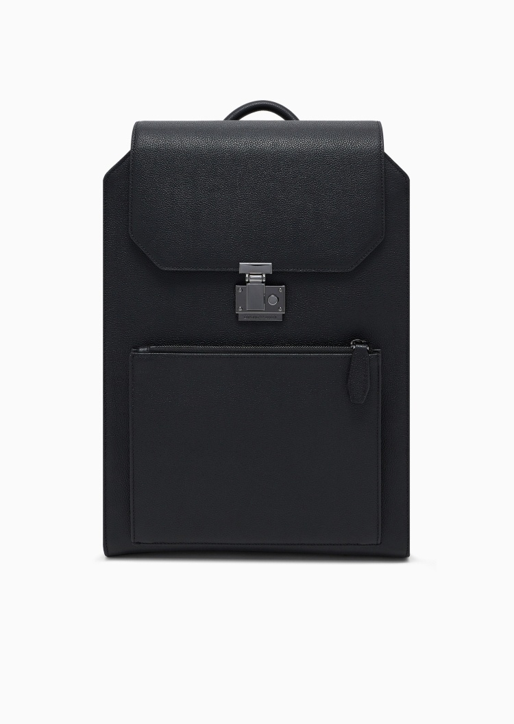 Emporio Armani 男士商务休闲通勤简约双肩公文包