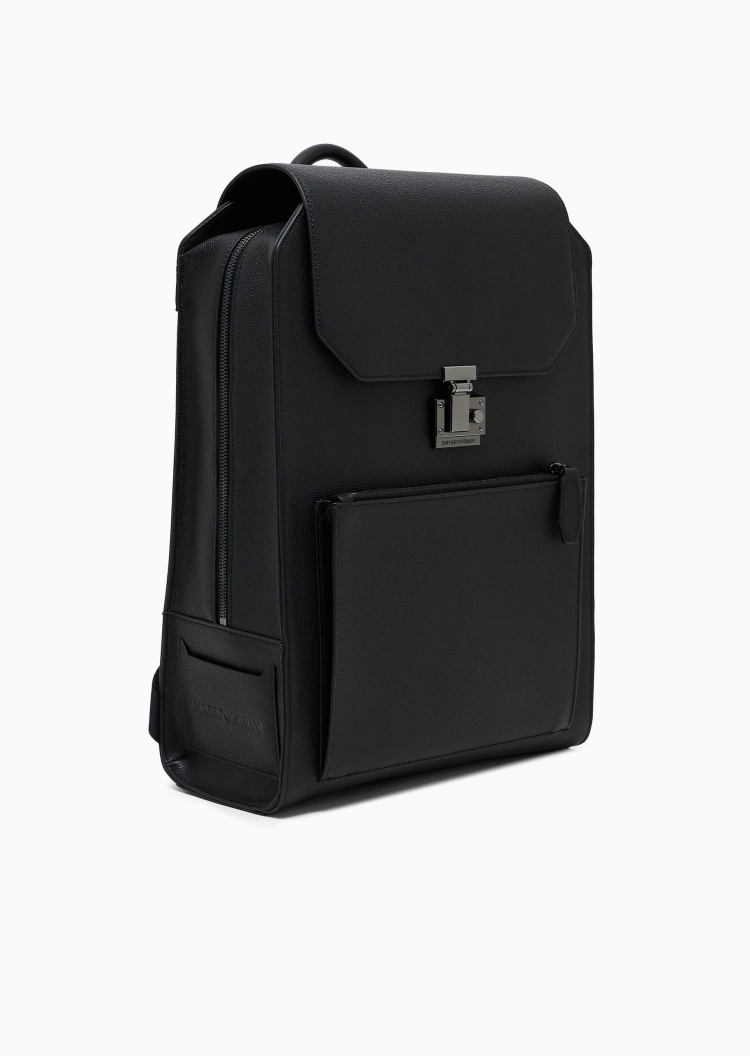Emporio Armani 男士商务休闲通勤简约双肩公文包