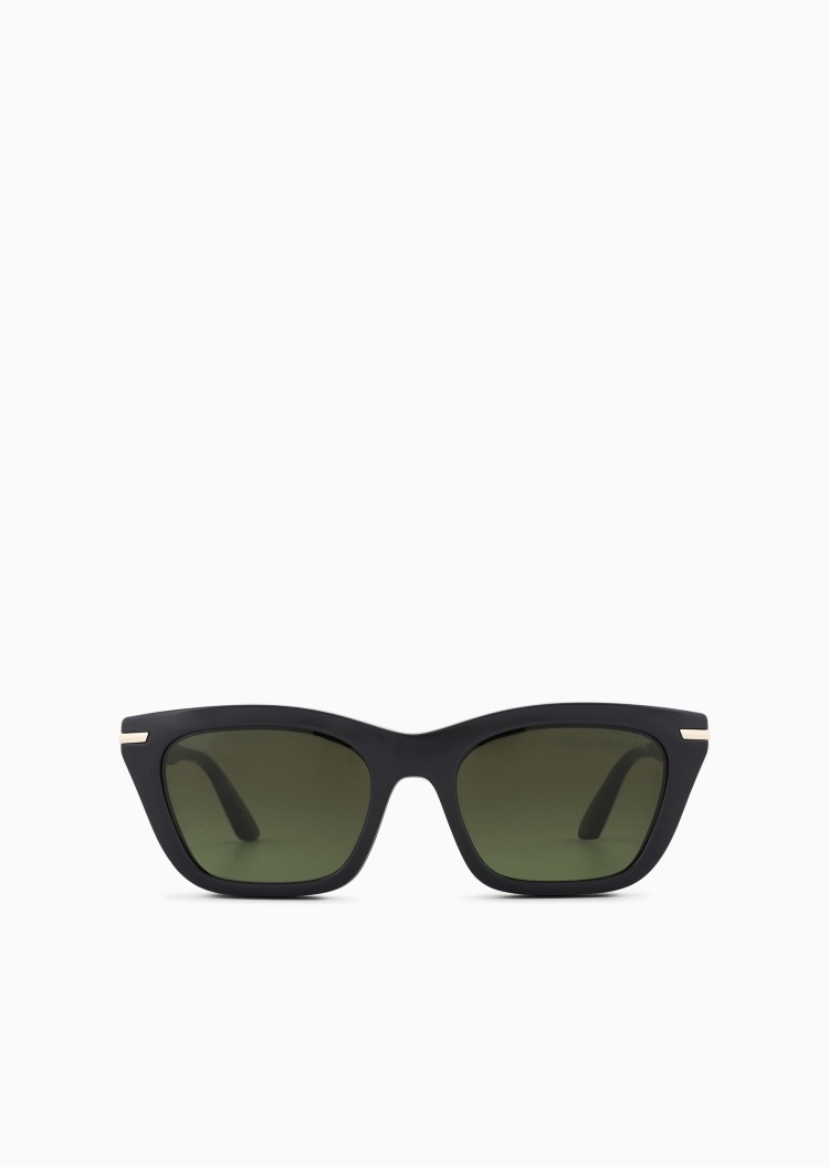 Emporio Armani 女士猫眼形可换镜片复古优雅太阳眼镜