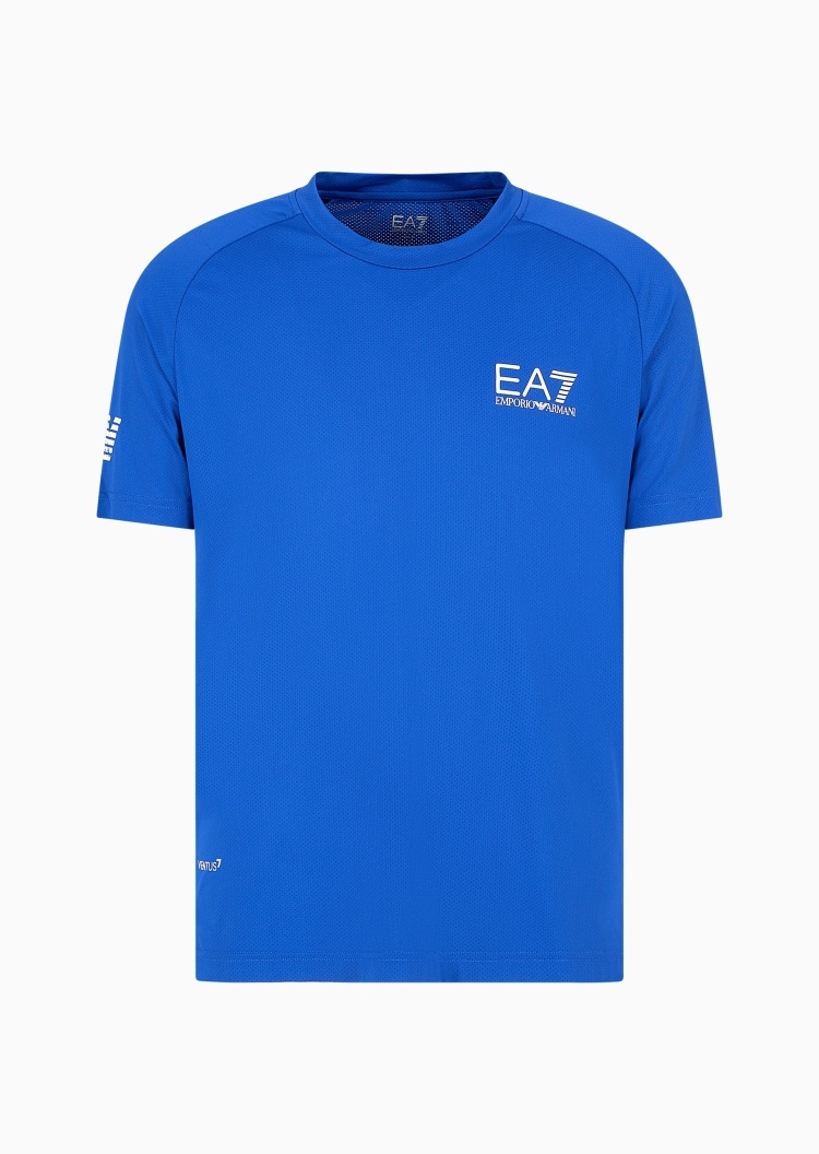 EA7 男女同款VENTUS 7短袖插肩网球T恤