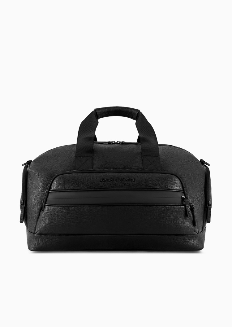 ARMANI EXCHANGE 男士大容量拉链可拆肩带手提斜挎旅行袋