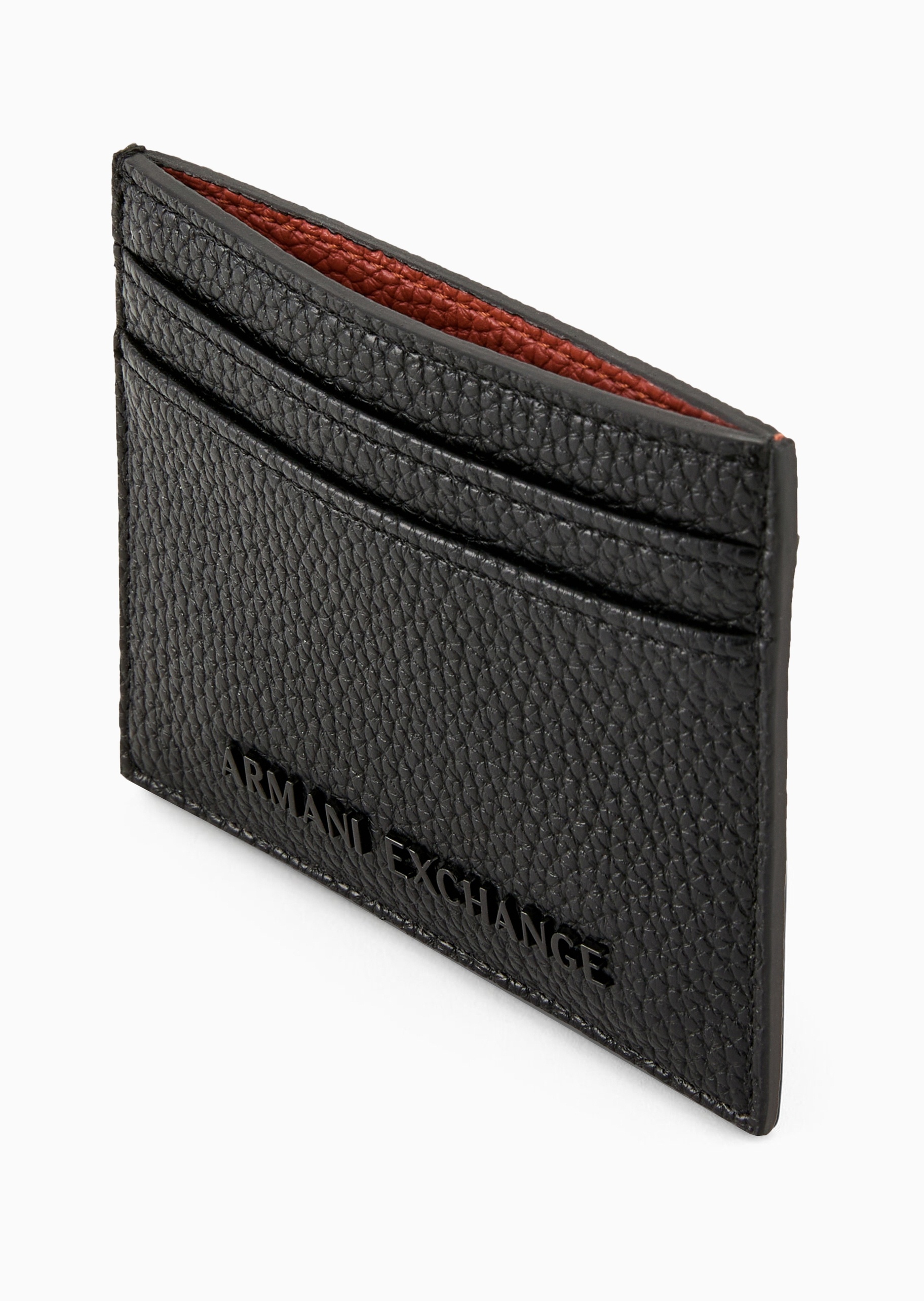 ARMANI EXCHANGE 男士扁平多卡位徽标商务手拿卡夹