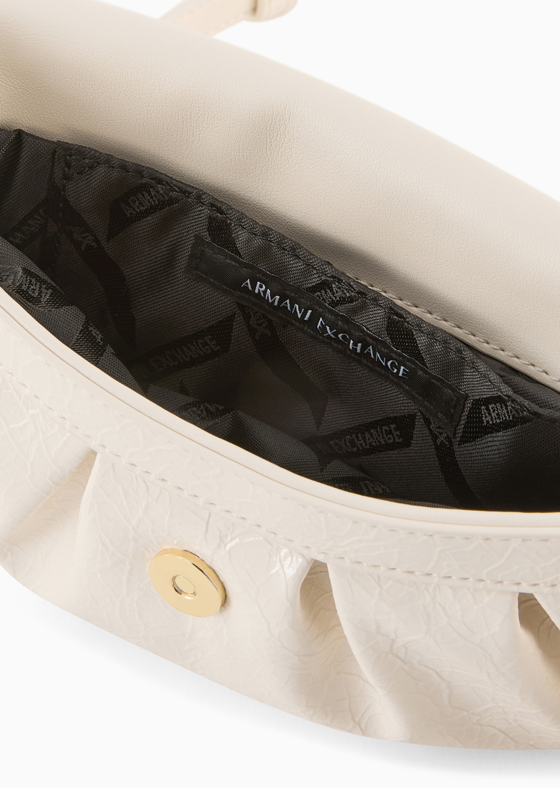 ARMANI EXCHANGE 女士翻盖可调节链条手提单肩斜挎迷你包