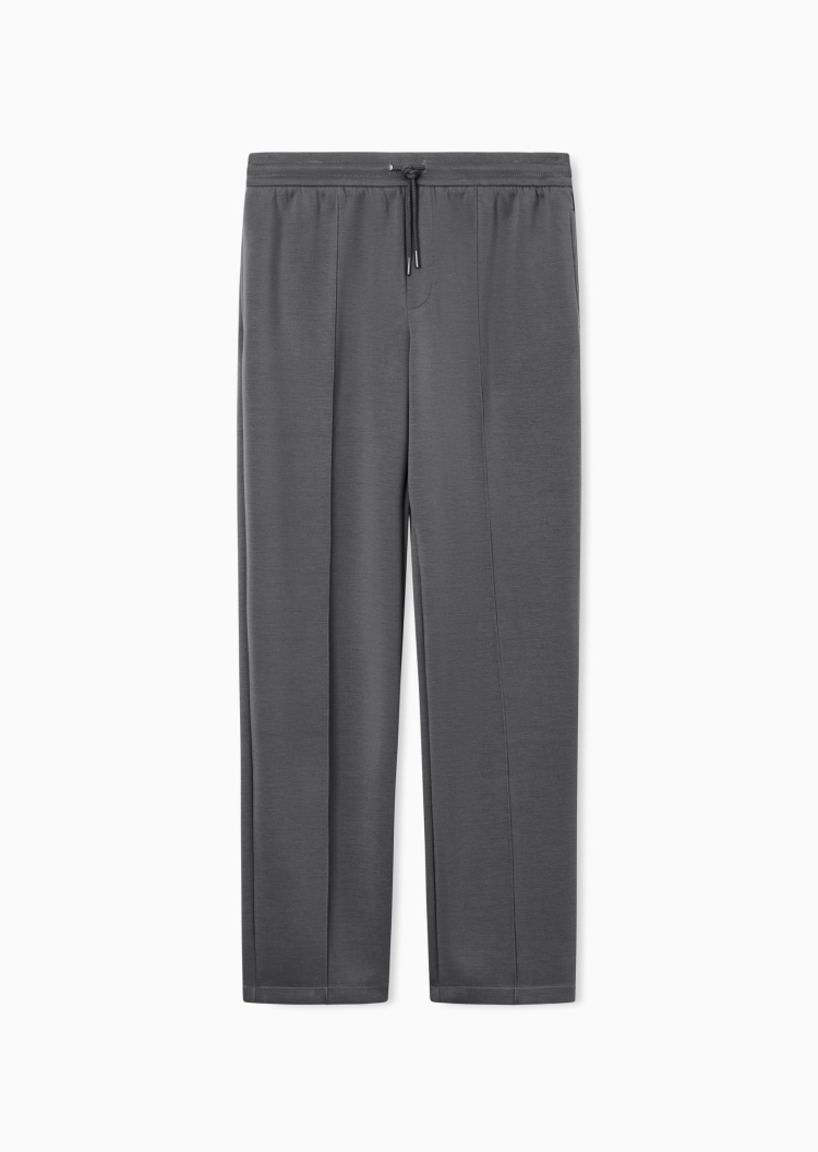 ARMANI EXCHANGE 男士宽松直筒弹力休闲运动卫裤