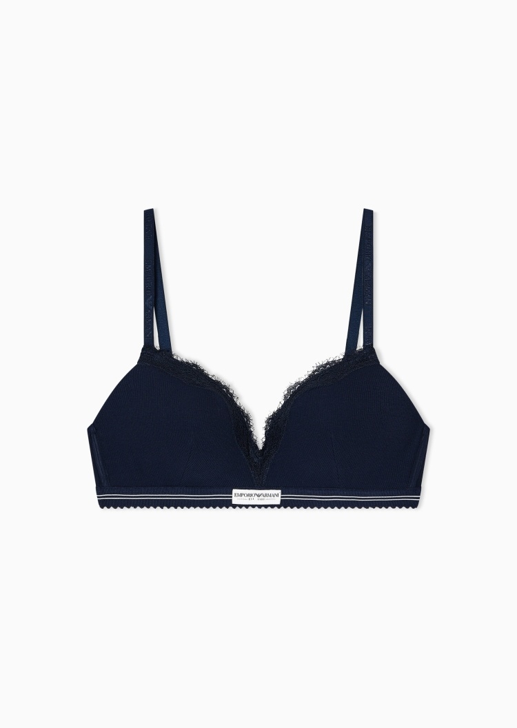 Emporio Armani 女士性感蕾丝细肩带无钢圈内衣文胸