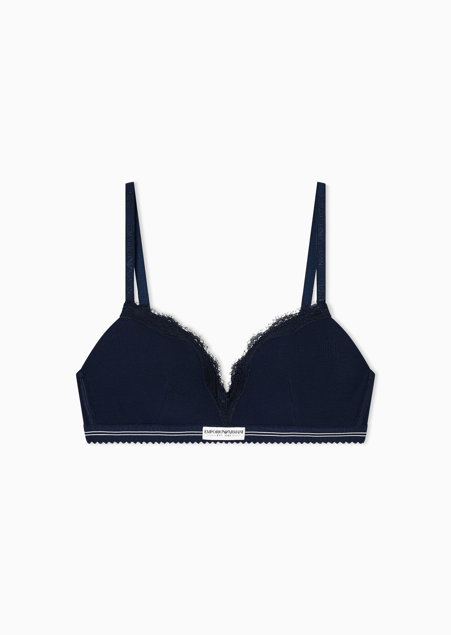 Emporio Armani 女士性感蕾丝细肩带无钢圈内衣文胸