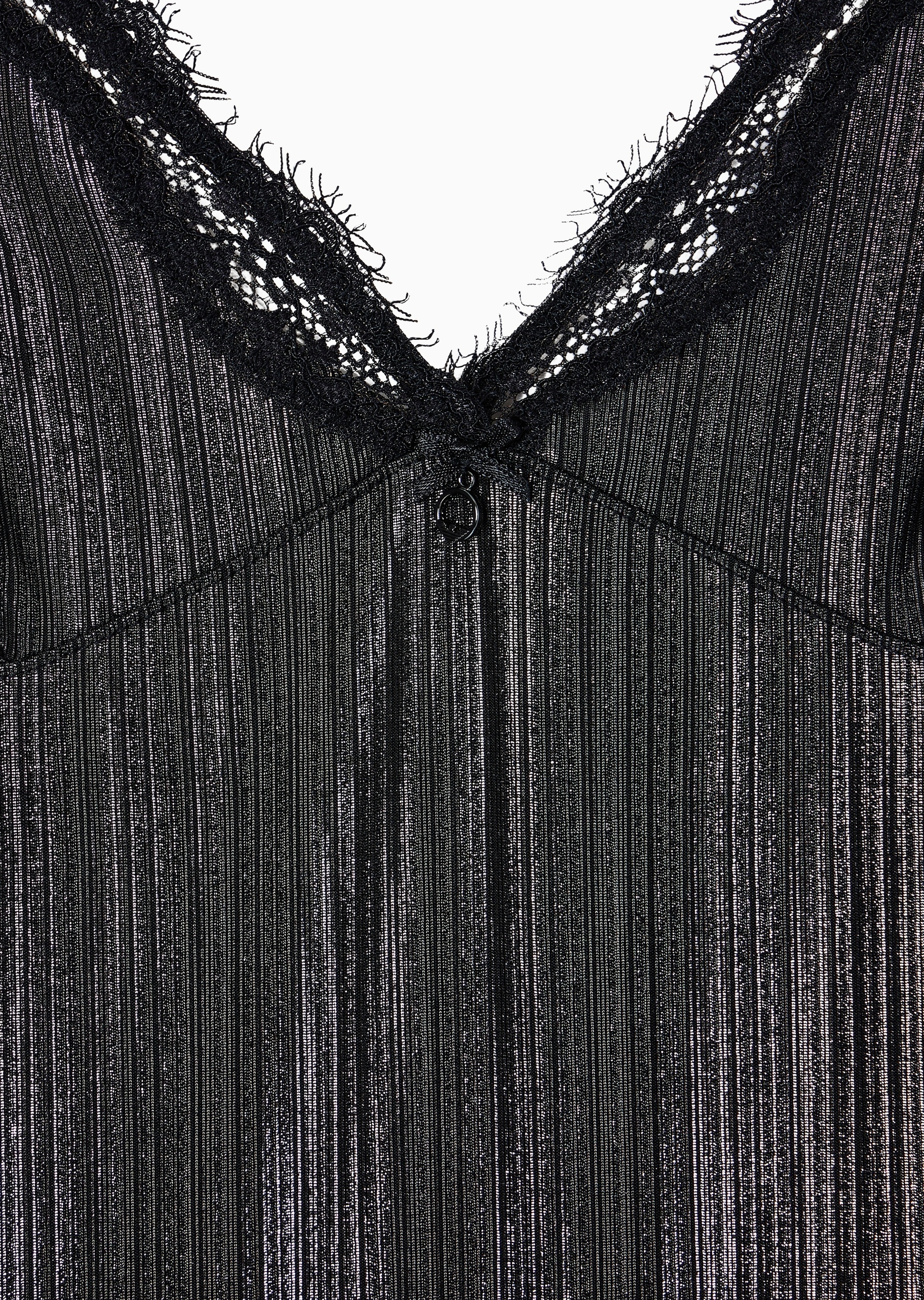 Emporio Armani 女士吊带短款V领可调节肩带家居睡裙