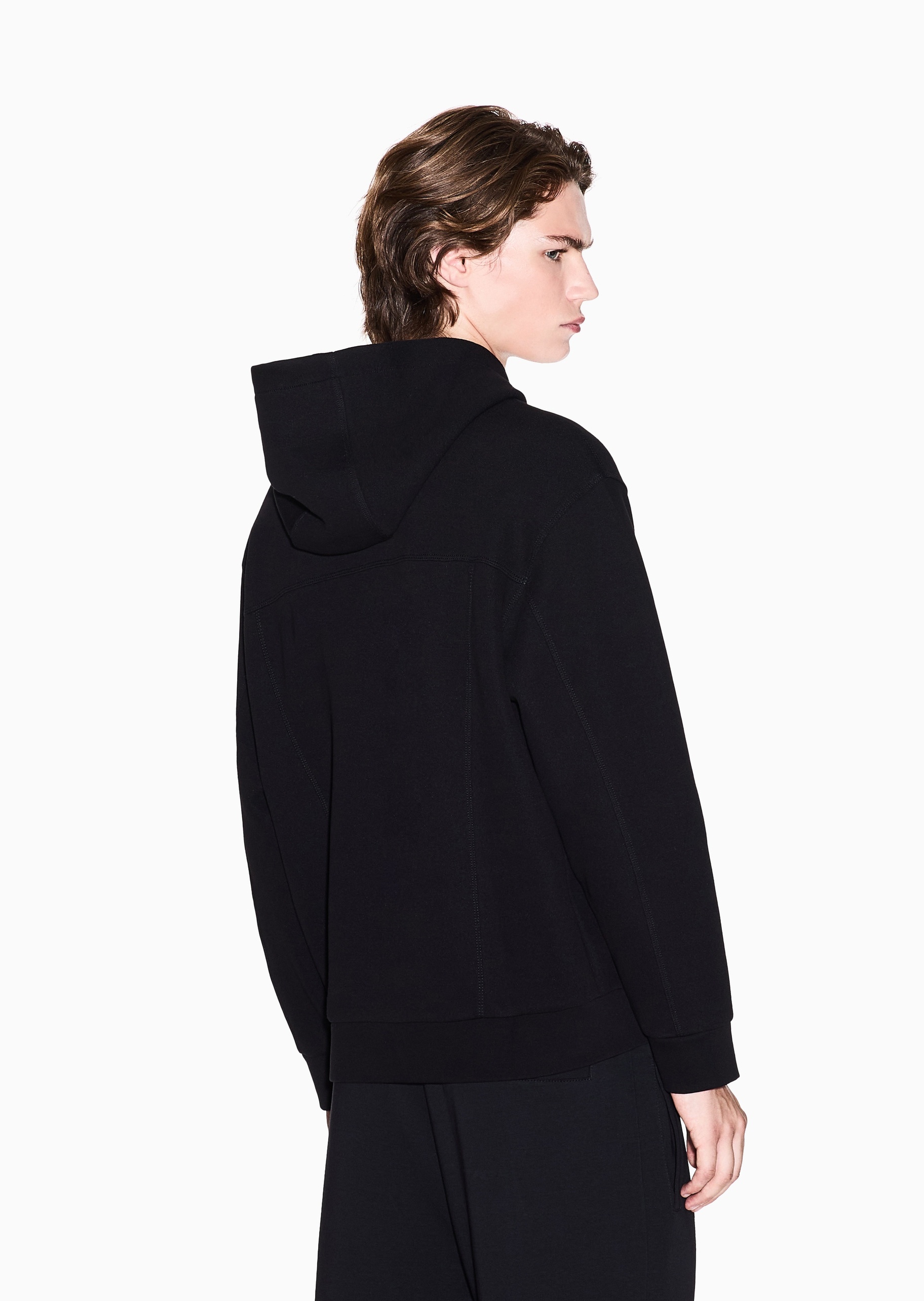 ARMANI EXCHANGE 男士拉链开衫连帽运动风卫衣夹克外套