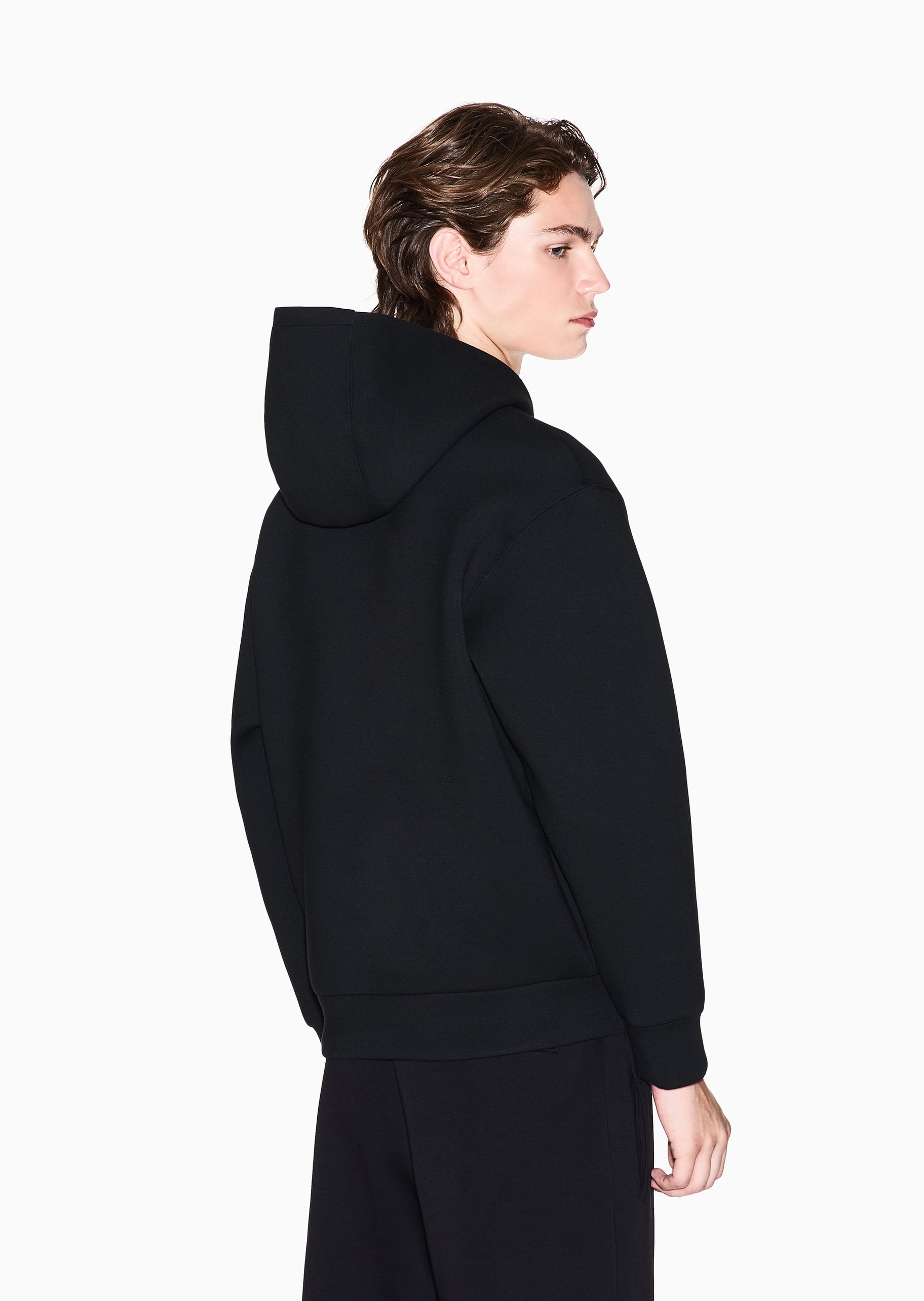 ARMANI EXCHANGE 男士拉链开衫连帽卫衣运动风夹克外套