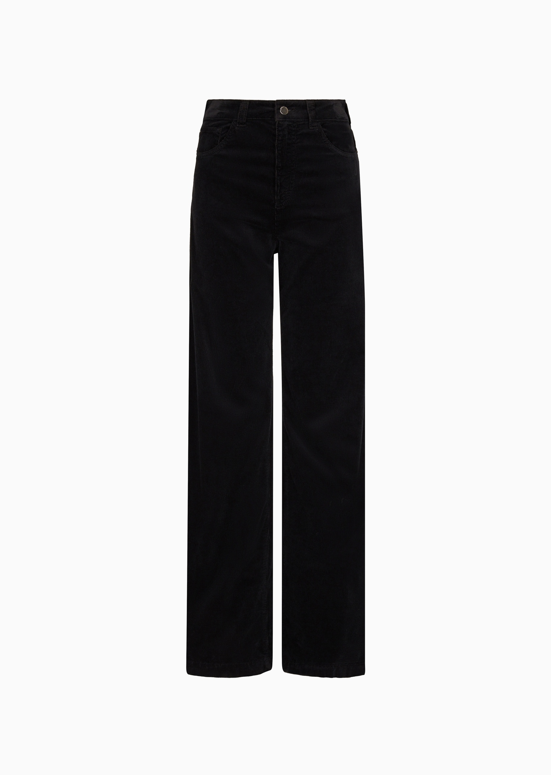 Emporio Armani 女士阔腿复古度假休闲松弛感灯芯绒牛仔裤