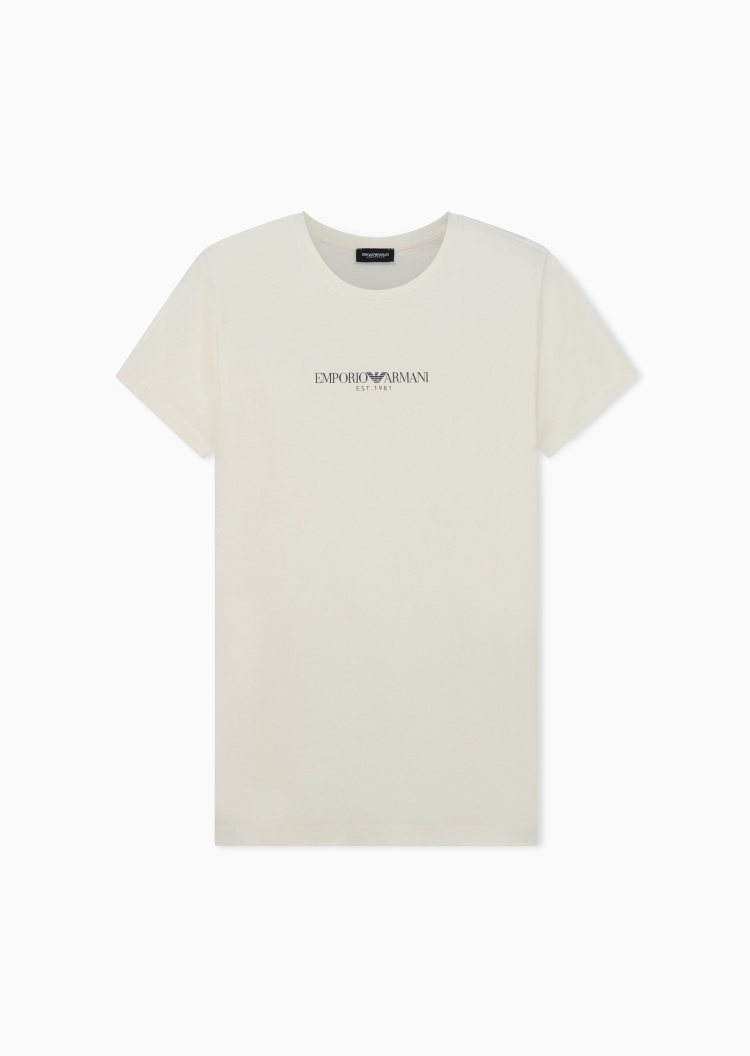 Emporio Armani 女士短袖T恤圆领可外穿亲肤柔软家居睡衣