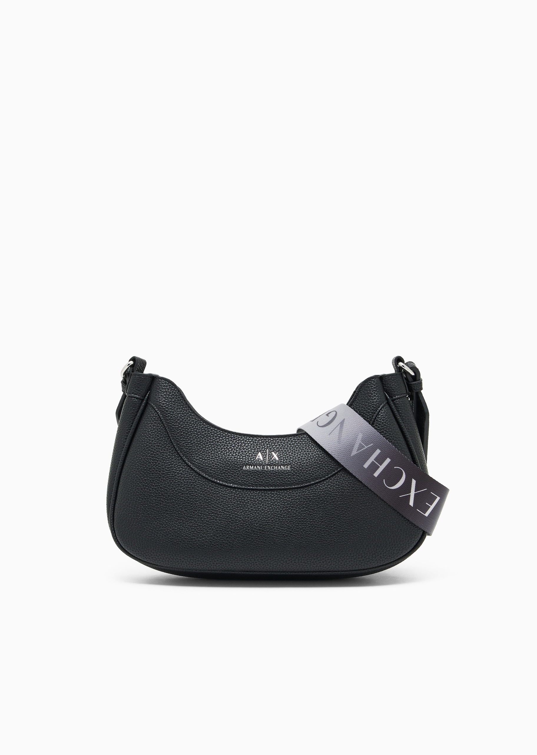 ARMANI EXCHANGE 女士小号拉链Hobo可拆卸肩带单肩斜挎包
