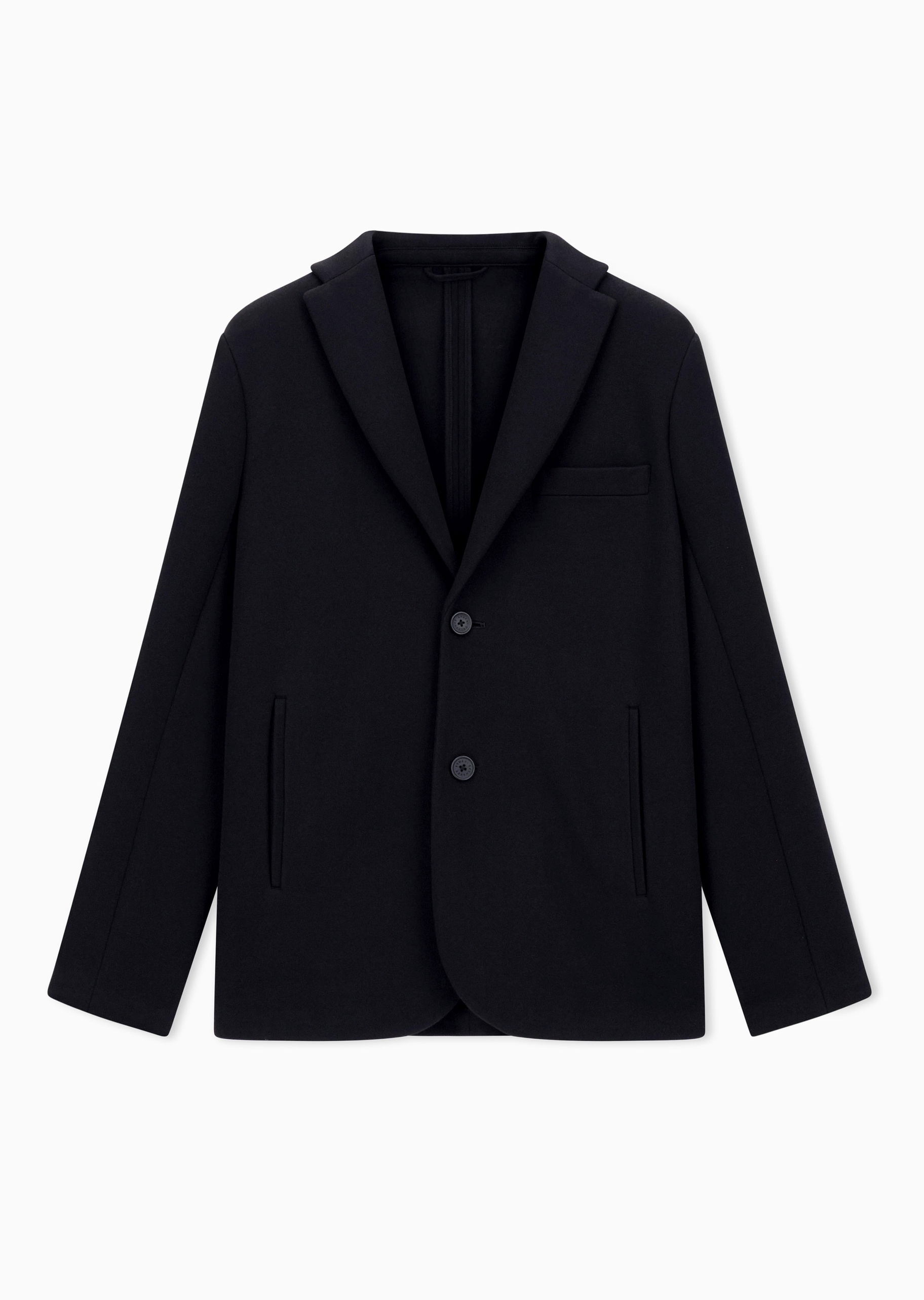 ARMANI EXCHANGE 男士棉质长袖平驳领单排扣西装外套