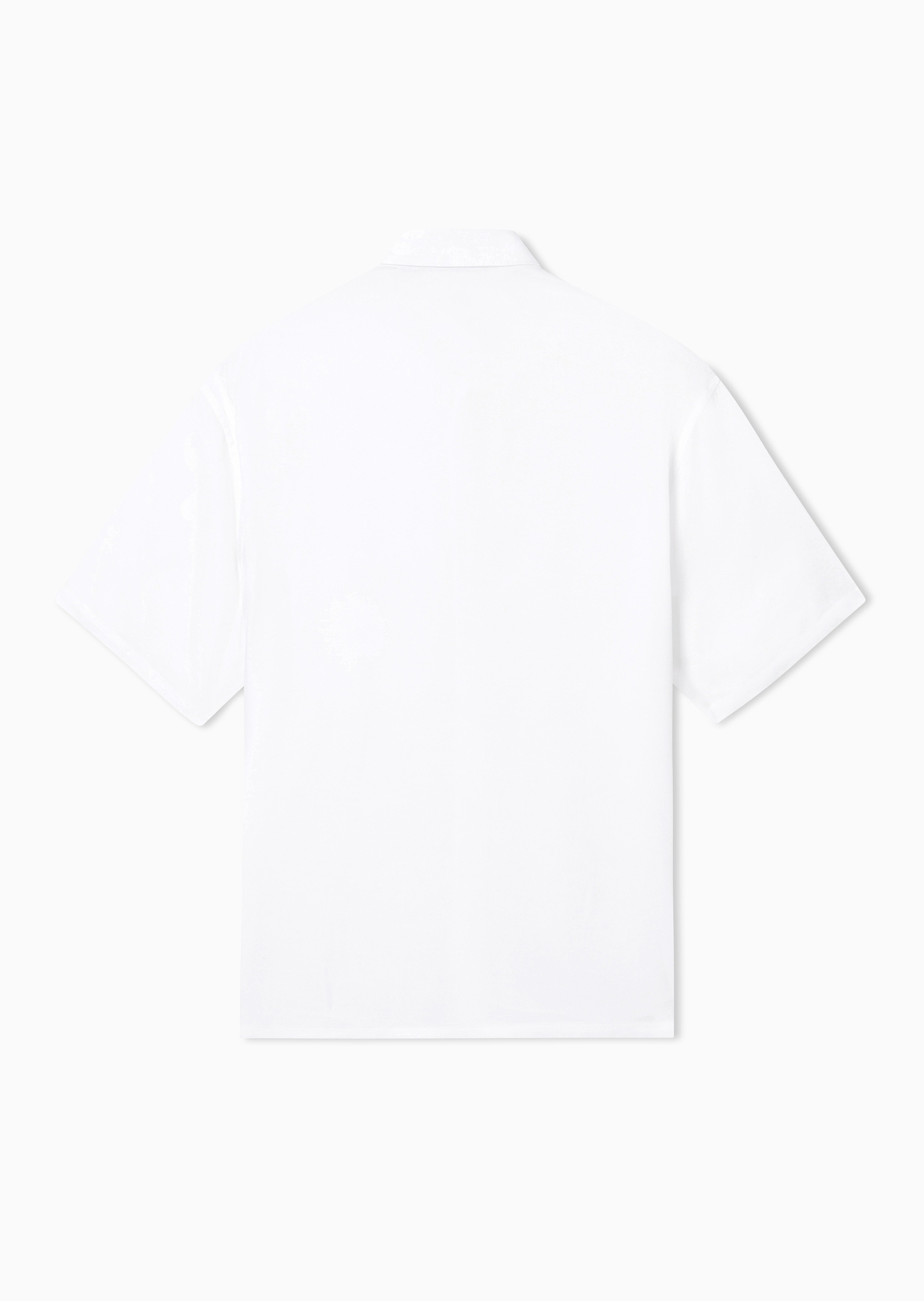 Emporio Armani 马年限定男士短袖翻领纽扣刺绣衬衫