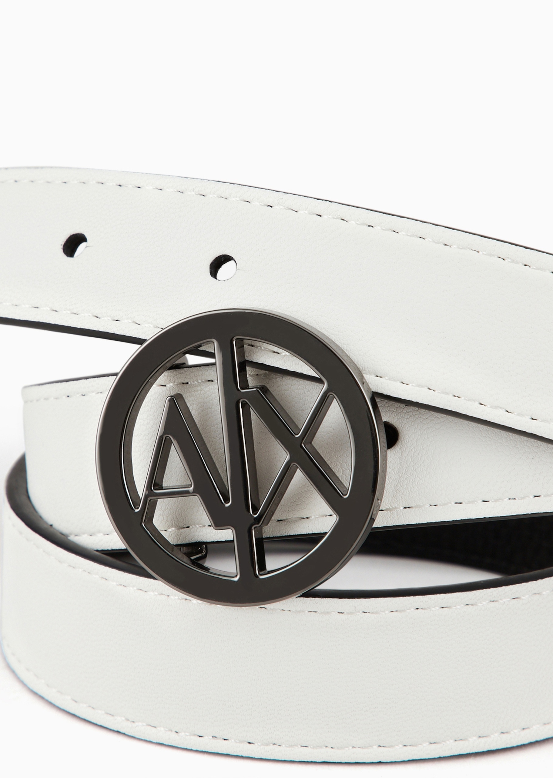 ARMANI EXCHANGE 女士镂空商务通勤休闲运动板扣腰带