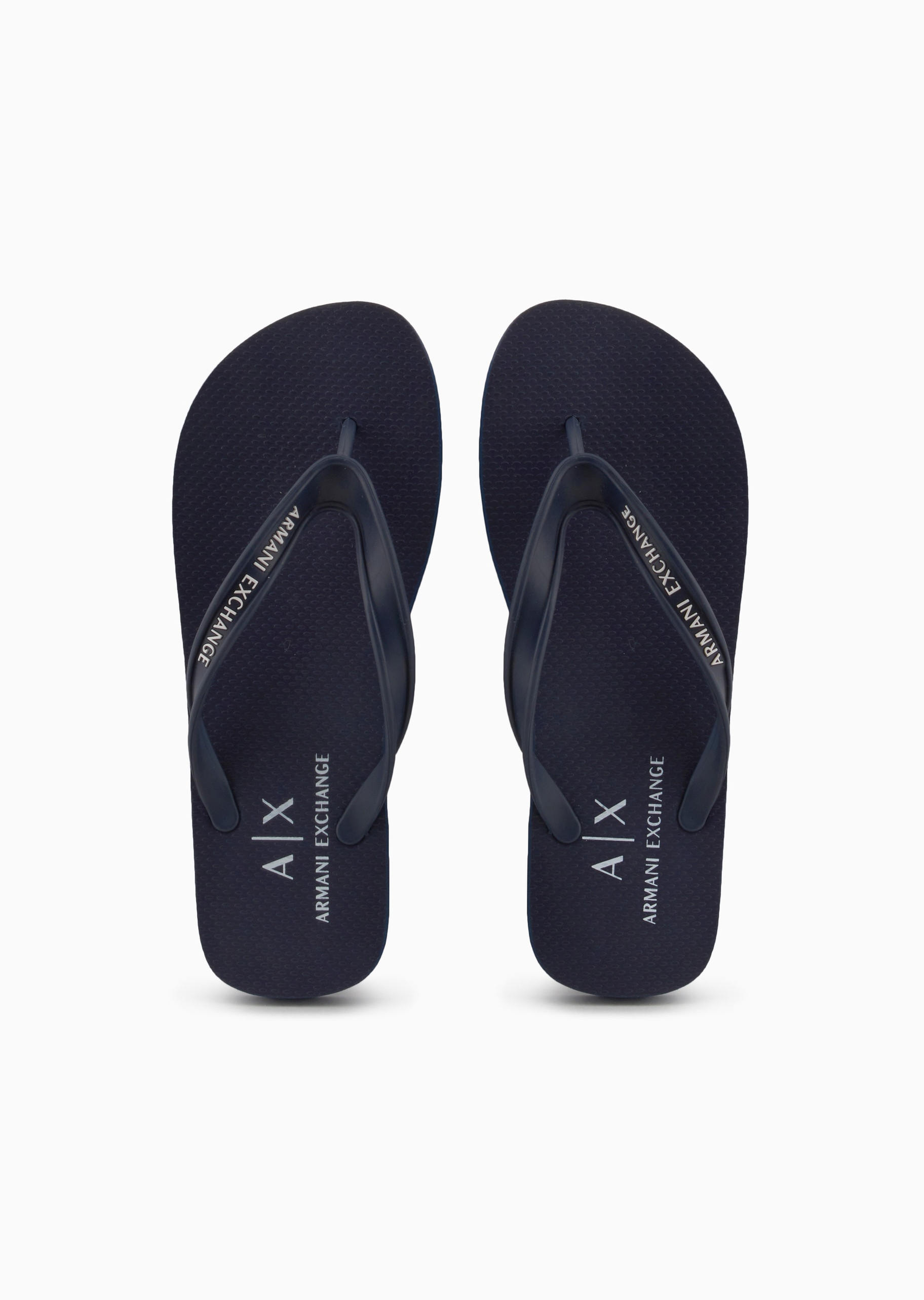 ARMANI EXCHANGE 男士人字袢带平底时尚休闲夹角拖鞋