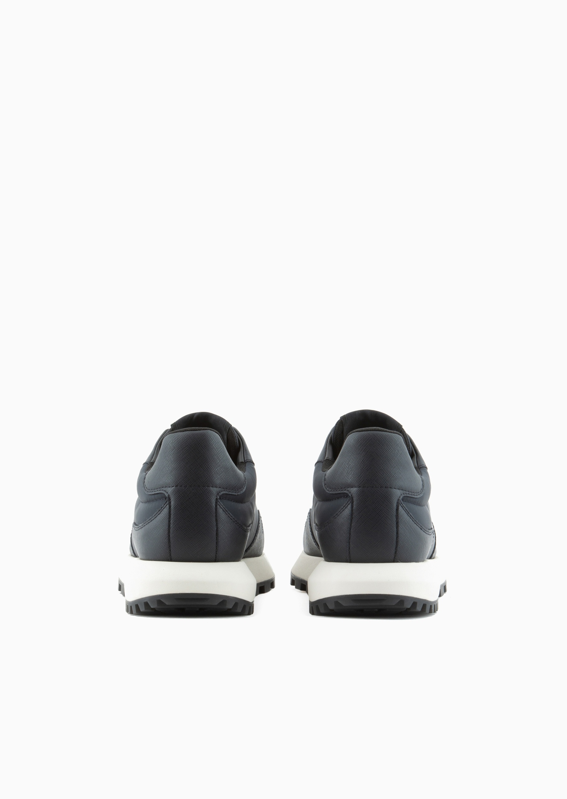 Emporio Armani 男士轻运动户外厚底绑带运动休闲鞋