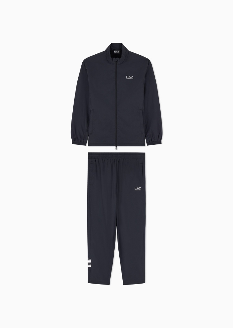 EA7 男士立领户外健身训练加绒运动套装