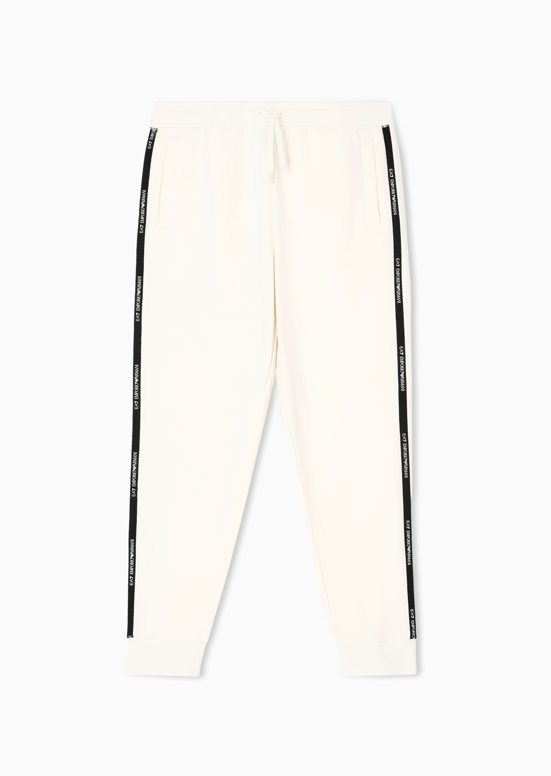 EA7 男士宽松工装束脚加绒微弹户外健身运动卫裤