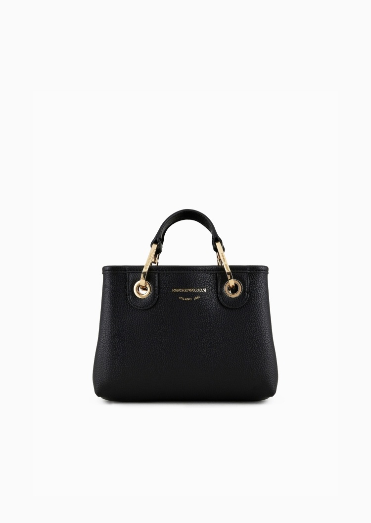 Emporio Armani 女士迷你磁扣可调节斜挎手提托特包