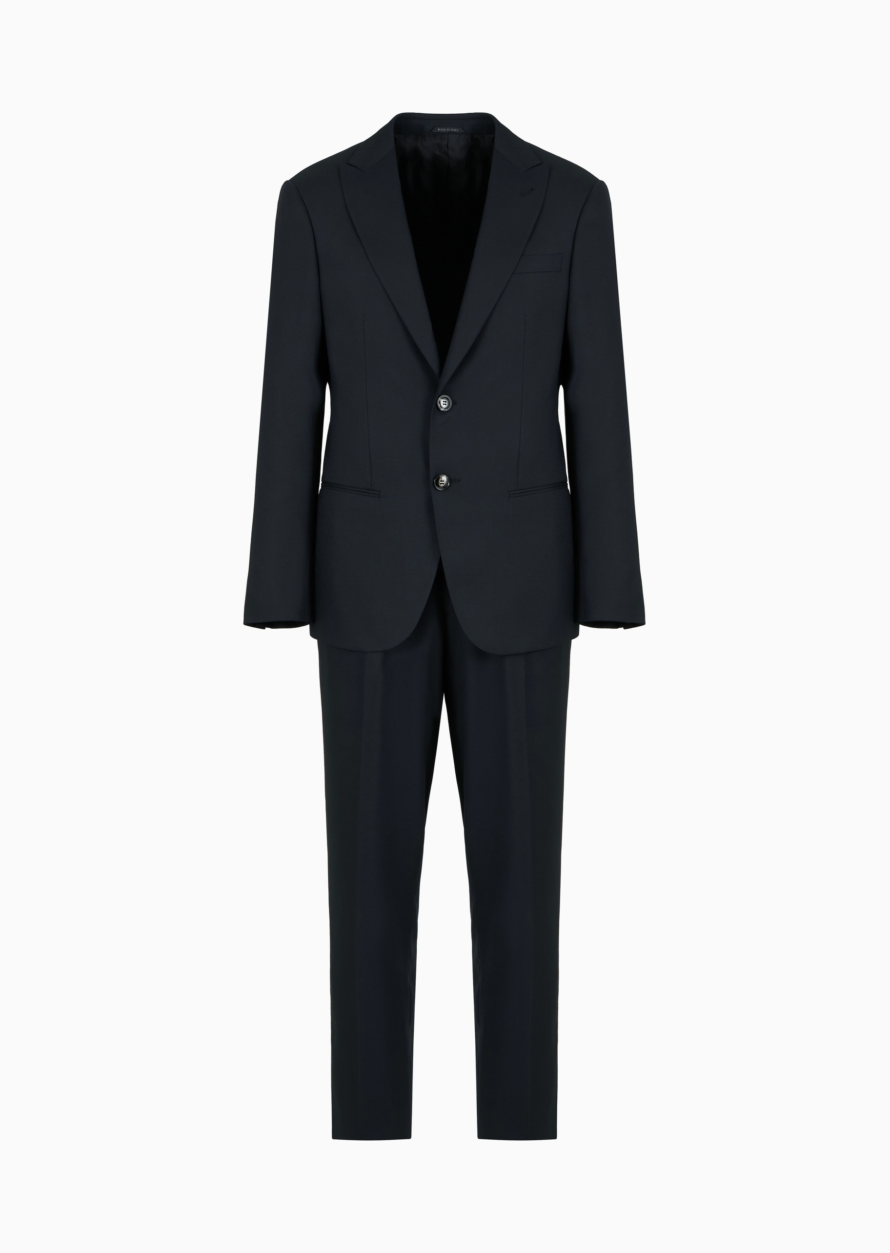 Giorgio Armani 男士全绵羊毛纯色商务风西装套装