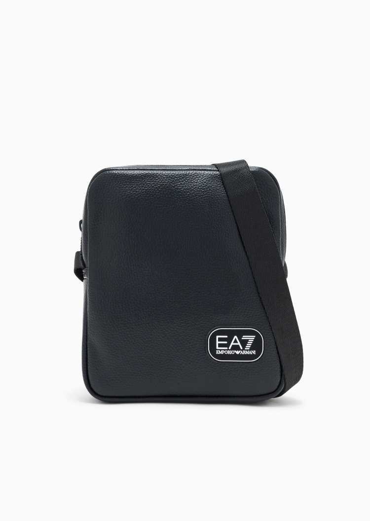 EA7 男女同款荔枝纹运动户外休闲通勤单肩斜挎包