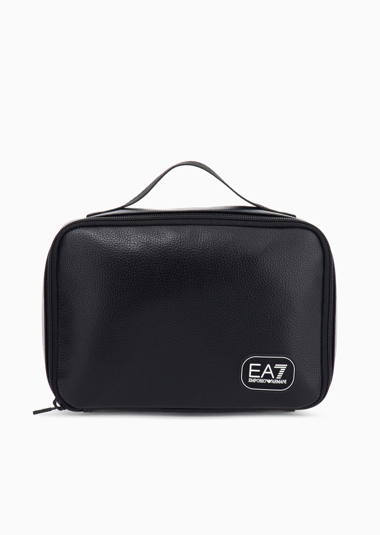 EA7 男女同款拉链长方形运动休闲手提包