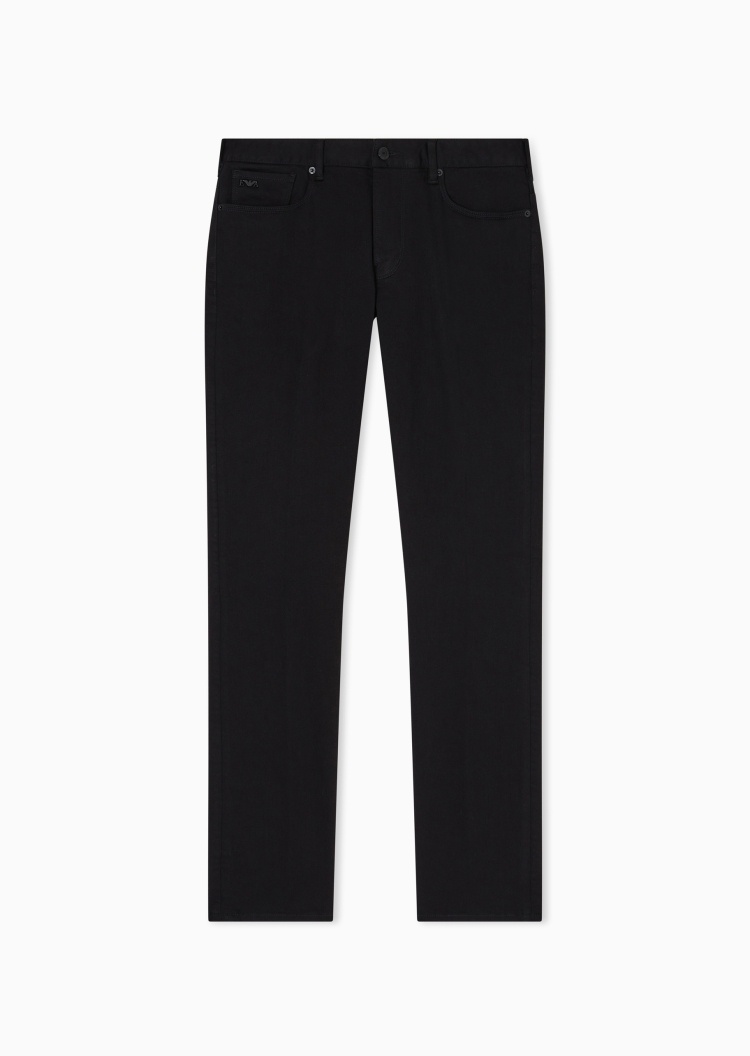 Emporio Armani 男士弹力修身低腰长款休闲牛仔裤