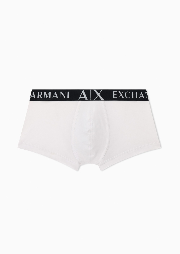 ARMANI EXCHANGE 男士撞色腰边弹力平角内裤轻奢礼物