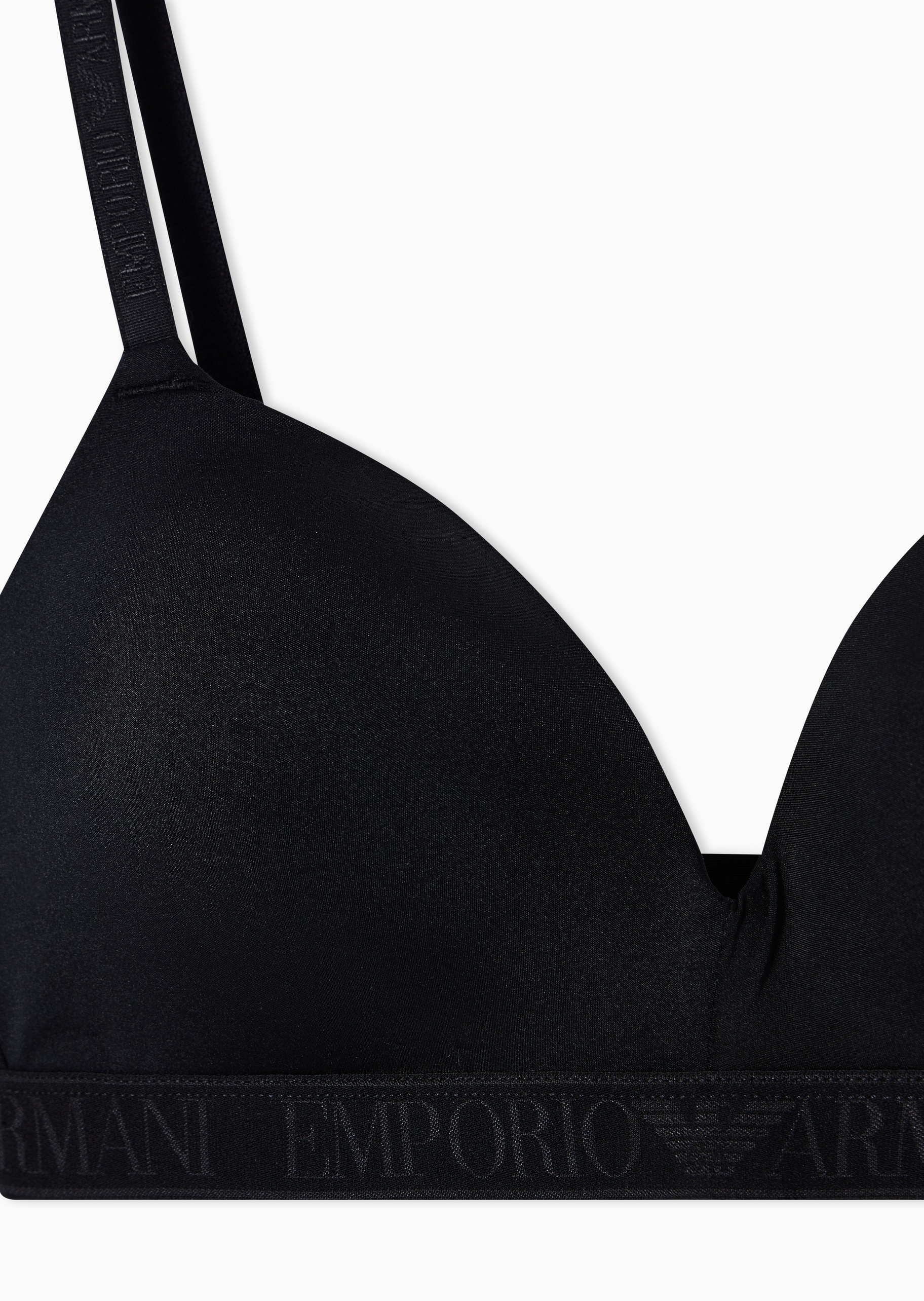 Emporio Armani 女士三角杯细肩带薄款无钢圈内衣文胸