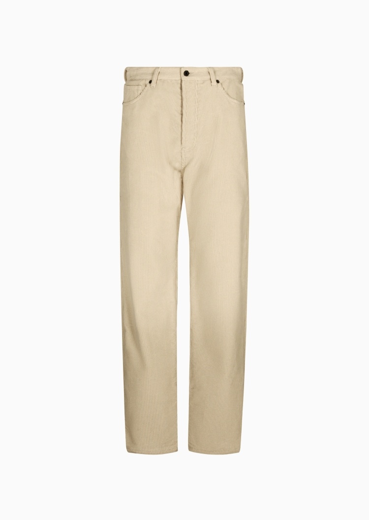 Emporio Armani 男士纯棉中腰直筒复古老钱风牛仔裤