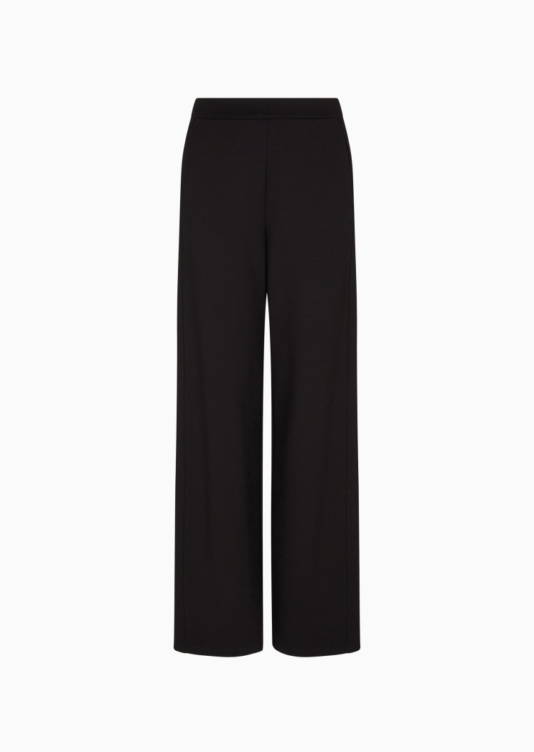 Emporio Armani 女士直筒垂感休闲松弛感弹力运动卫裤