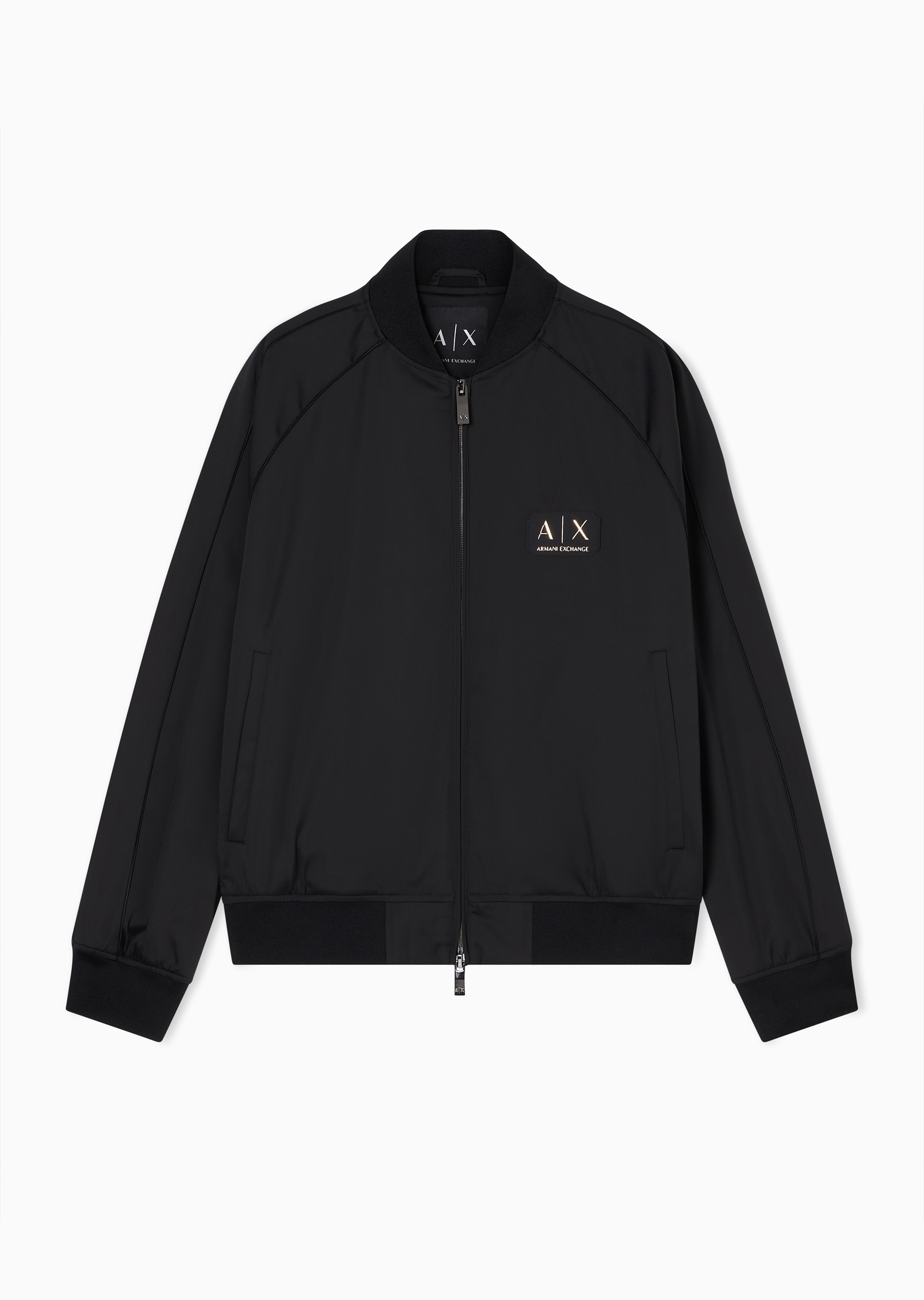 ARMANI EXCHANGE 男士长袖棒球领拉链门襟休闲夹克