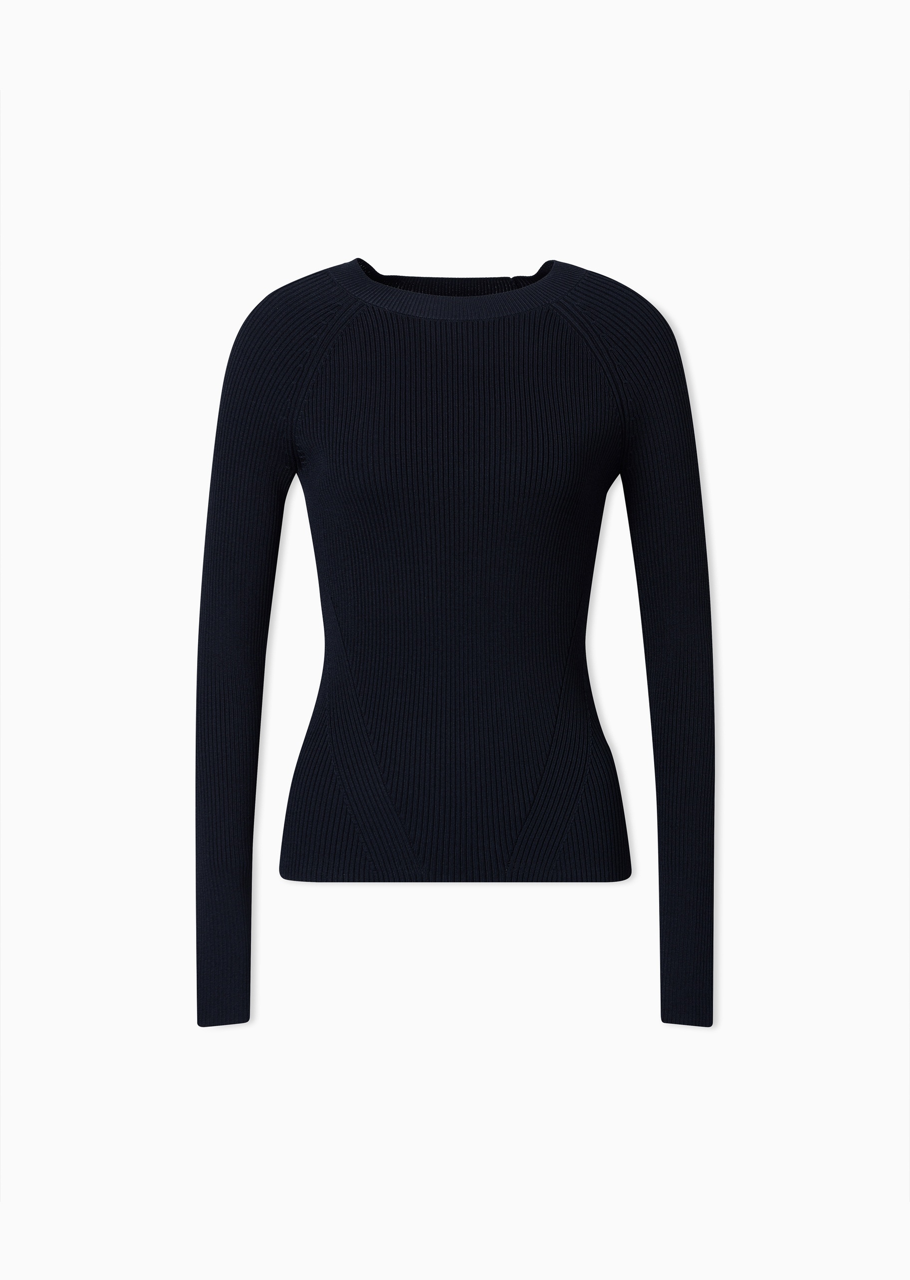 ARMANI EXCHANGE 女士修身长袖圆领纯色优雅针织衫