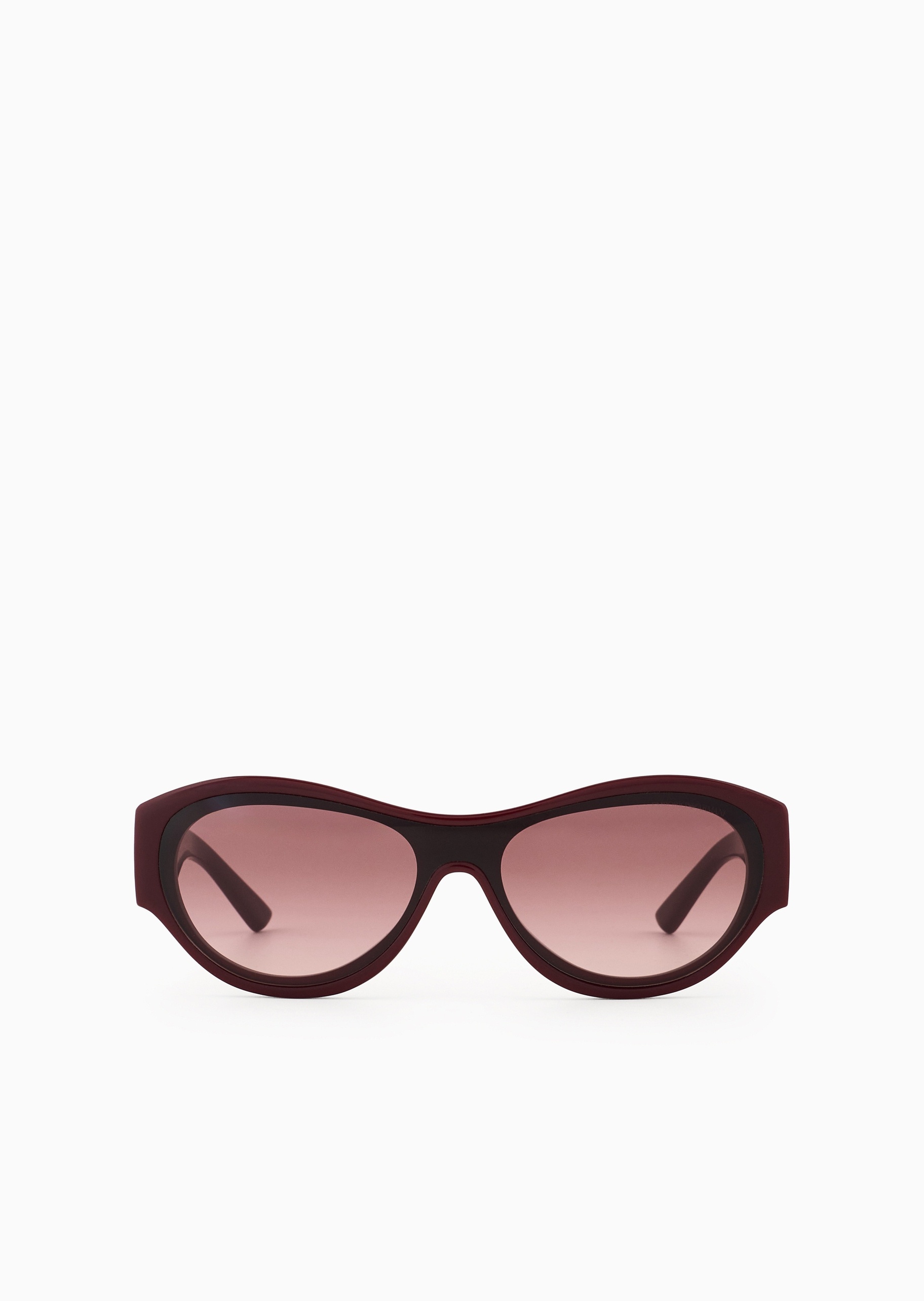 Emporio Armani 女士不规则形粗框加宽镜腿太阳眼镜