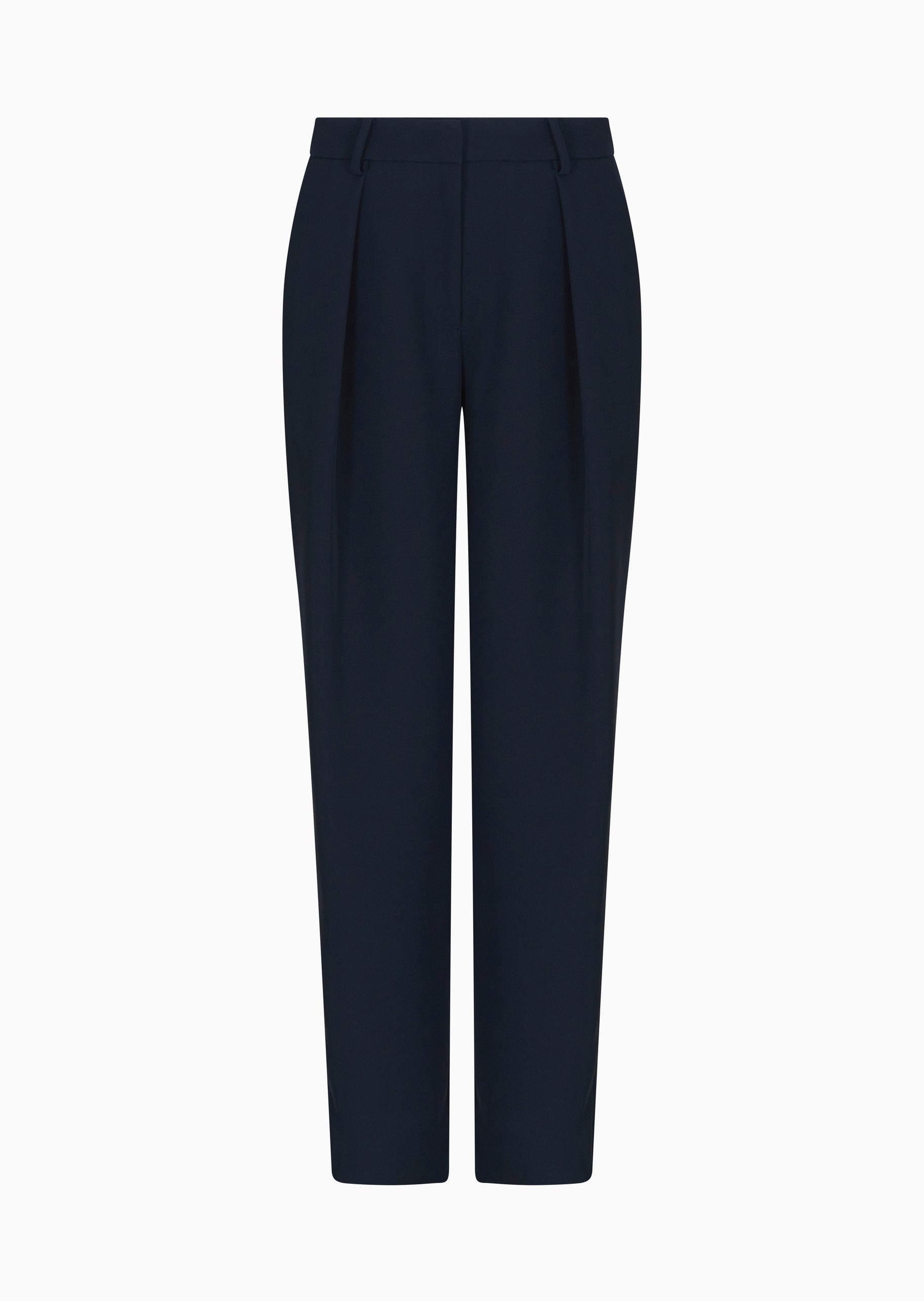 ARMANI EXCHANGE 女士宽松长款锥形纯色褶皱休闲裤