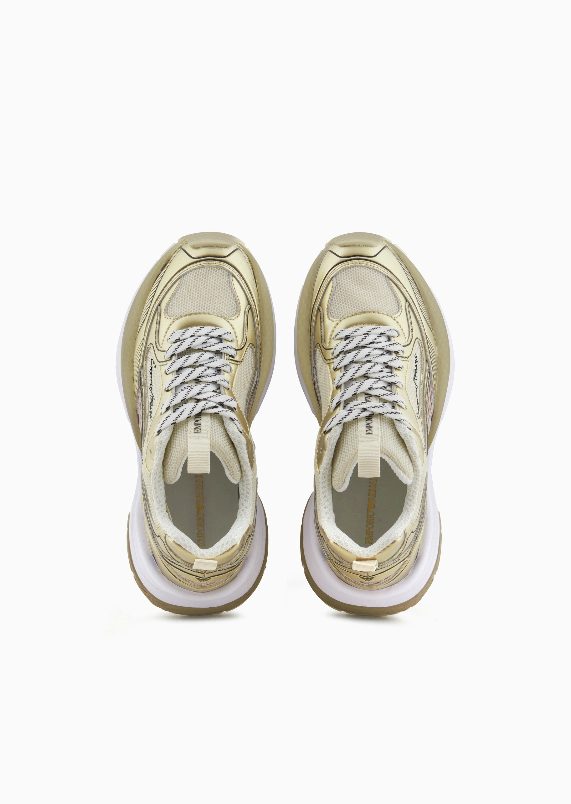 Emporio Armani 女士机甲风拼接户外休闲运动老爹鞋