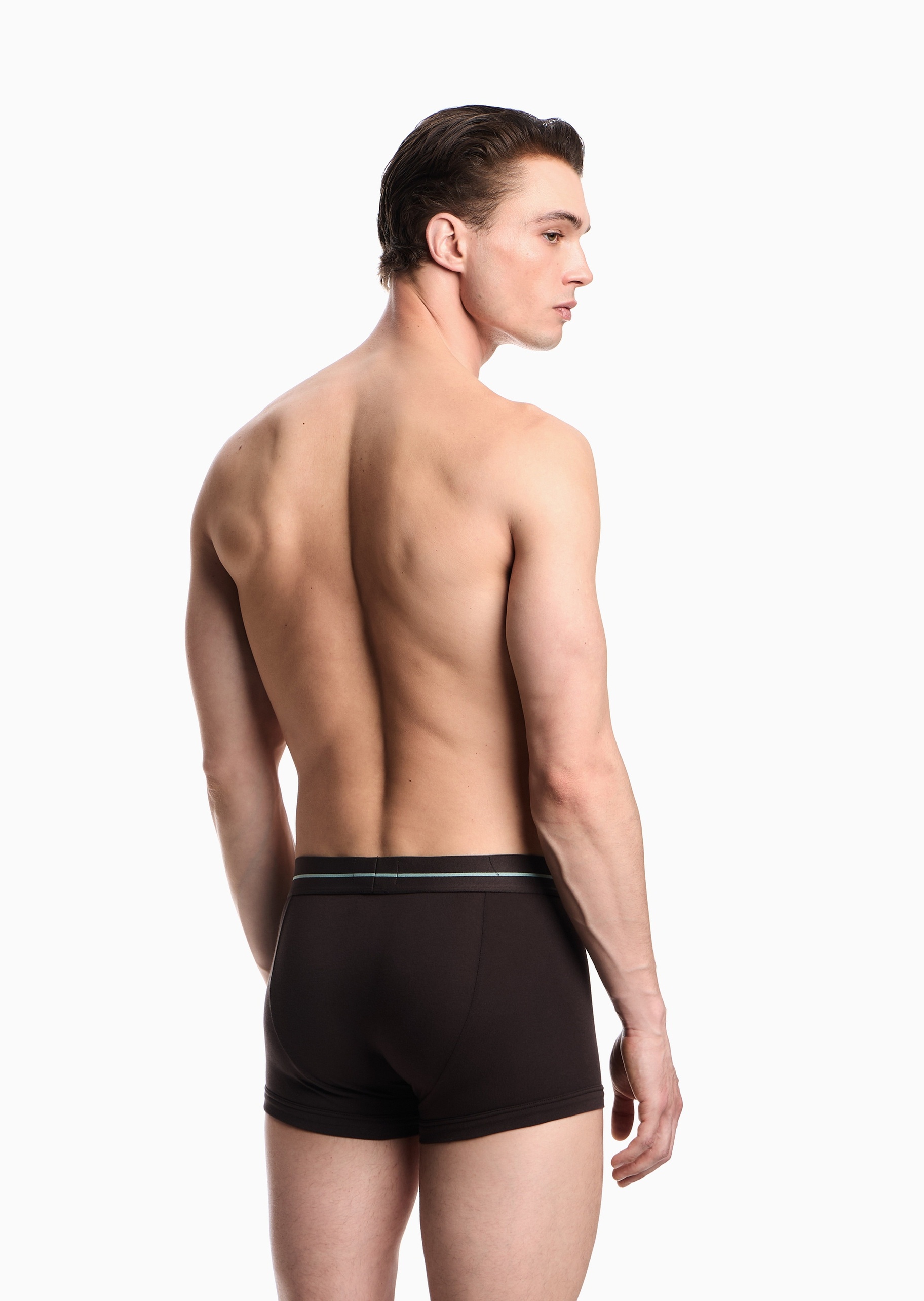 Emporio Armani 男士两条装纯棉平角内裤轻奢礼物