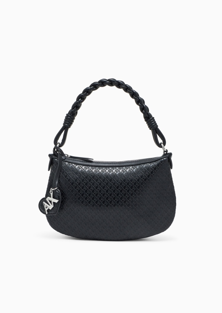 ARMANI EXCHANGE 女士拉链Hobo可拆肩带手提斜挎单肩包