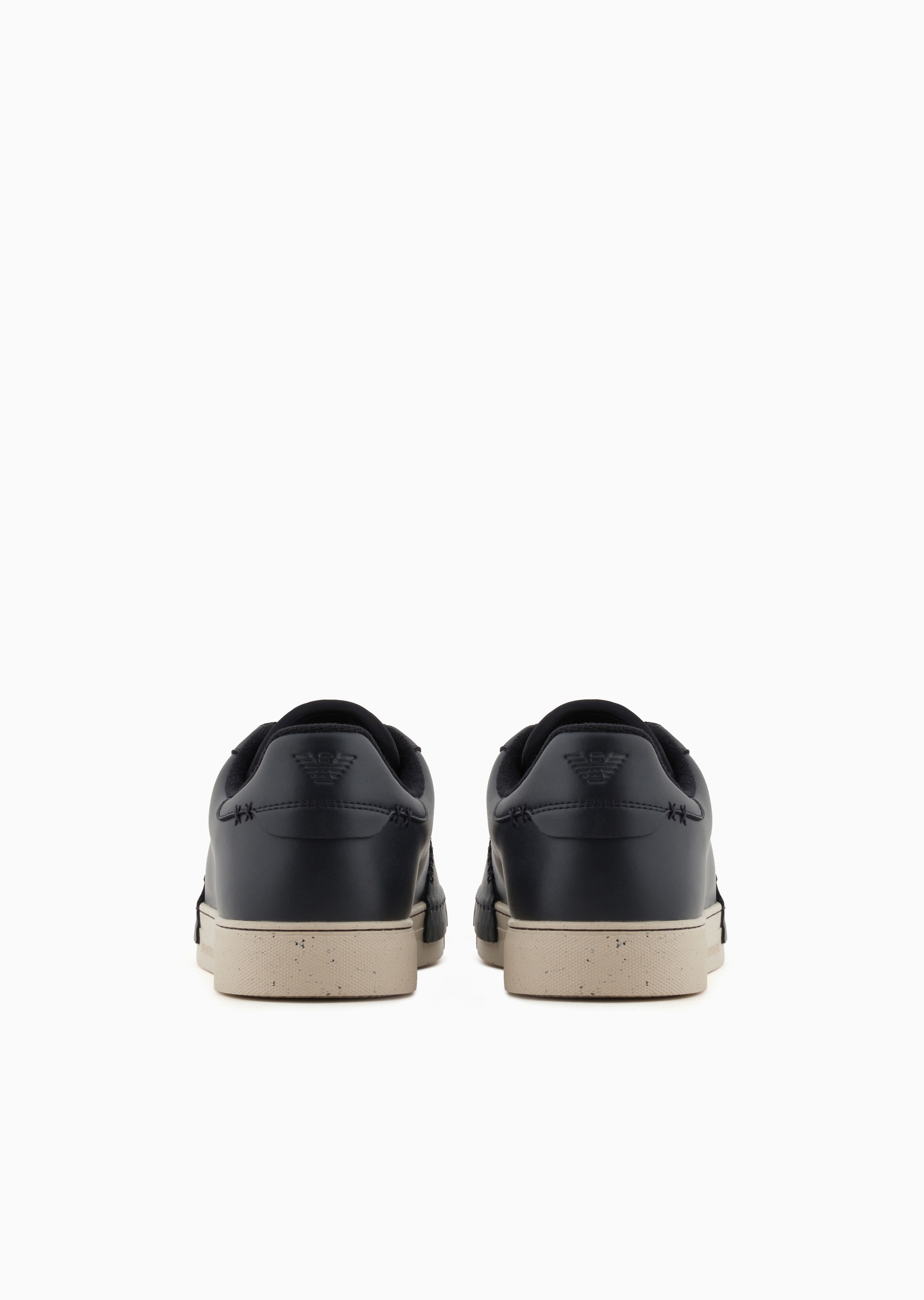 Emporio Armani 男士系带低帮平底休闲板鞋运动鞋