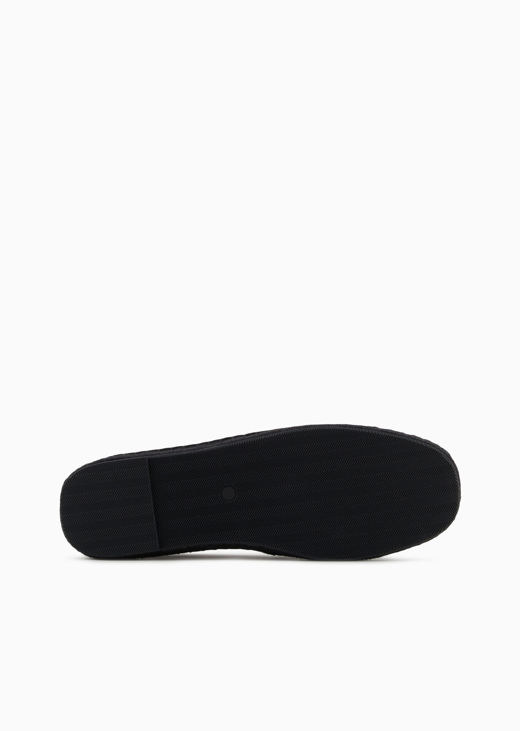 Emporio Armani 男士一脚蹬低帮平底老花休闲草编鞋