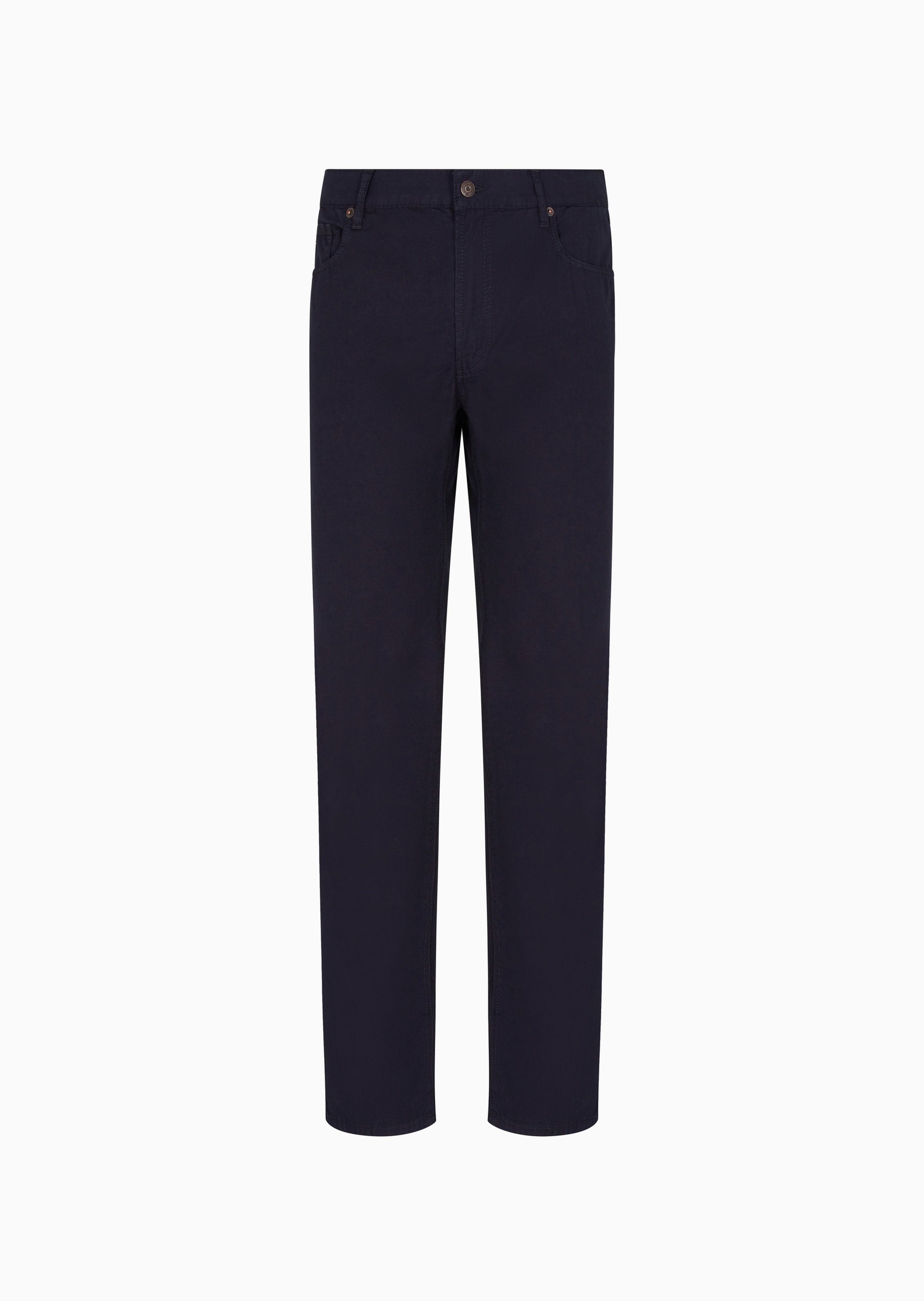 Emporio Armani 男士合身直筒中腰复古纯棉牛仔裤