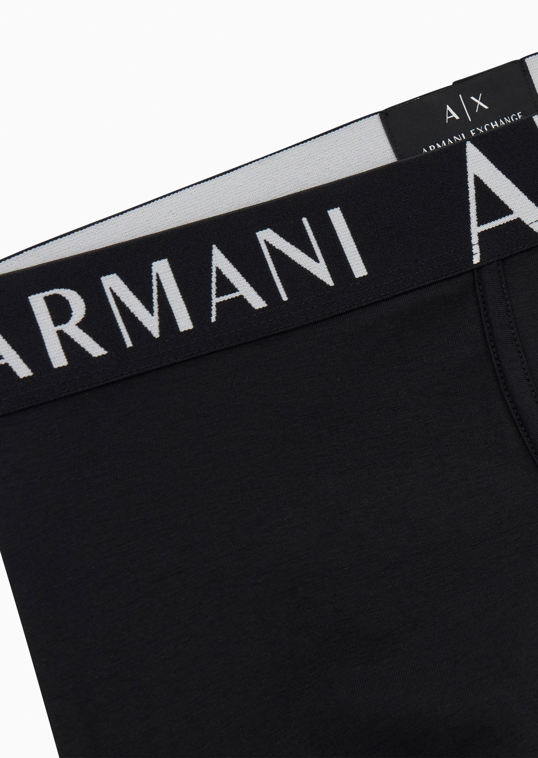 ARMANI EXCHANGE 男士撞色腰边纯棉弹力平角内裤轻奢礼物