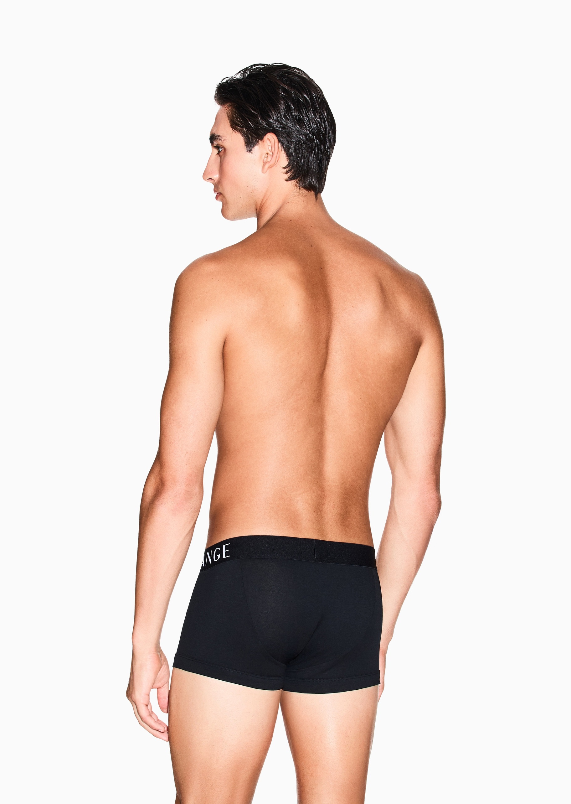 ARMANI EXCHANGE 男士撞色腰边纯棉弹力平角内裤轻奢礼物