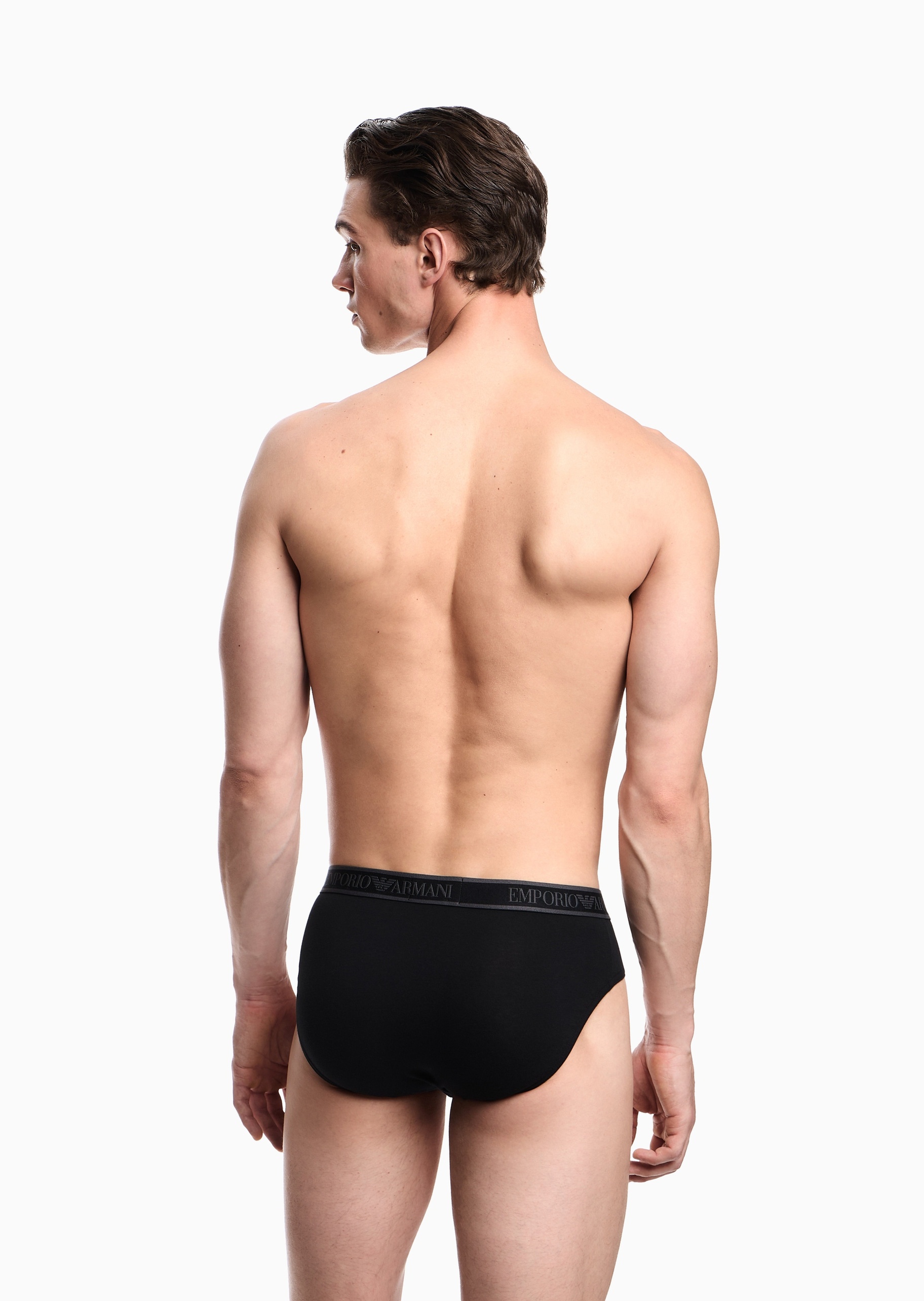 Emporio Armani 男士三条装纯棉性感三角内裤轻奢礼物