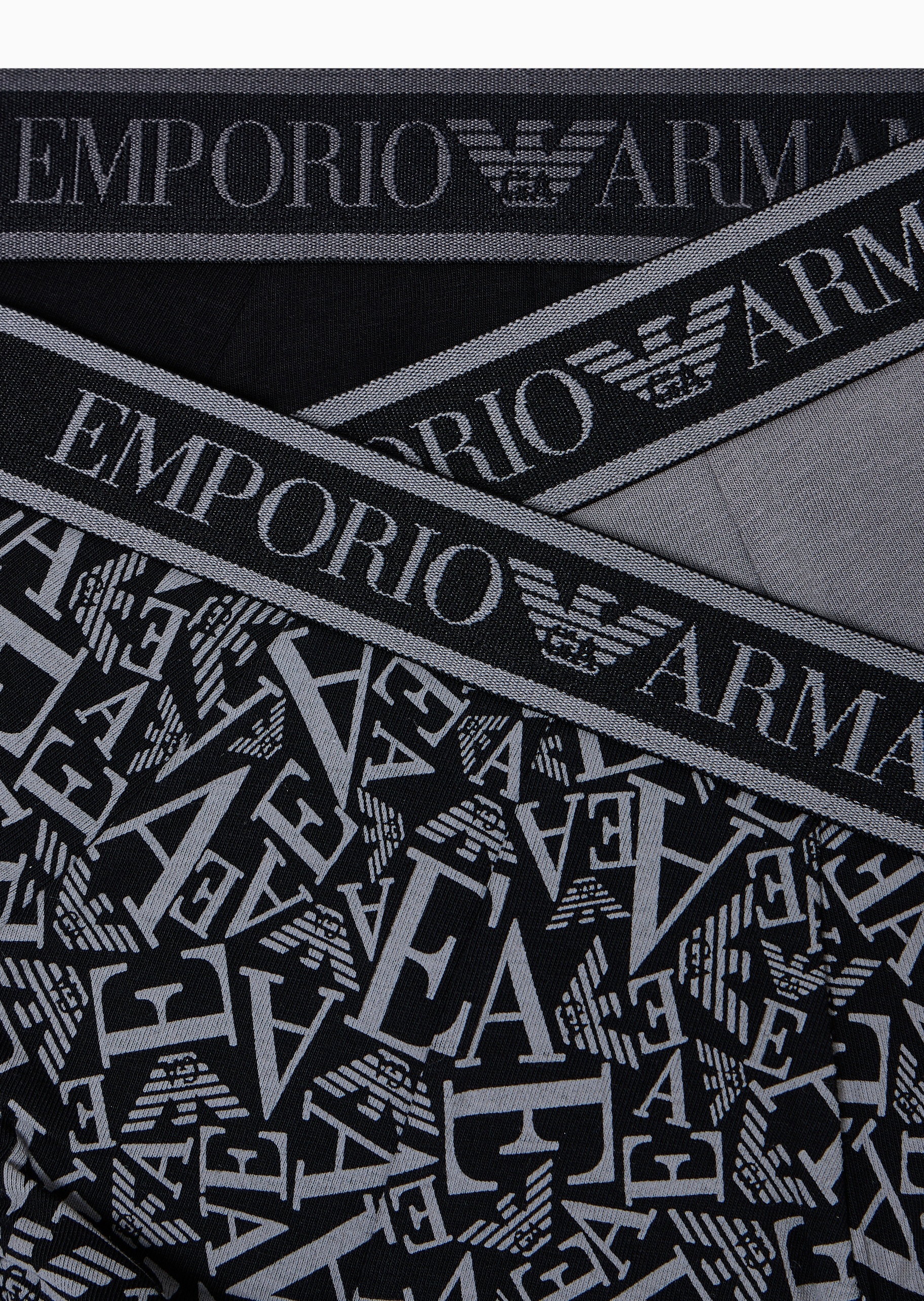 Emporio Armani 男士三条装纯棉性感三角内裤轻奢礼物